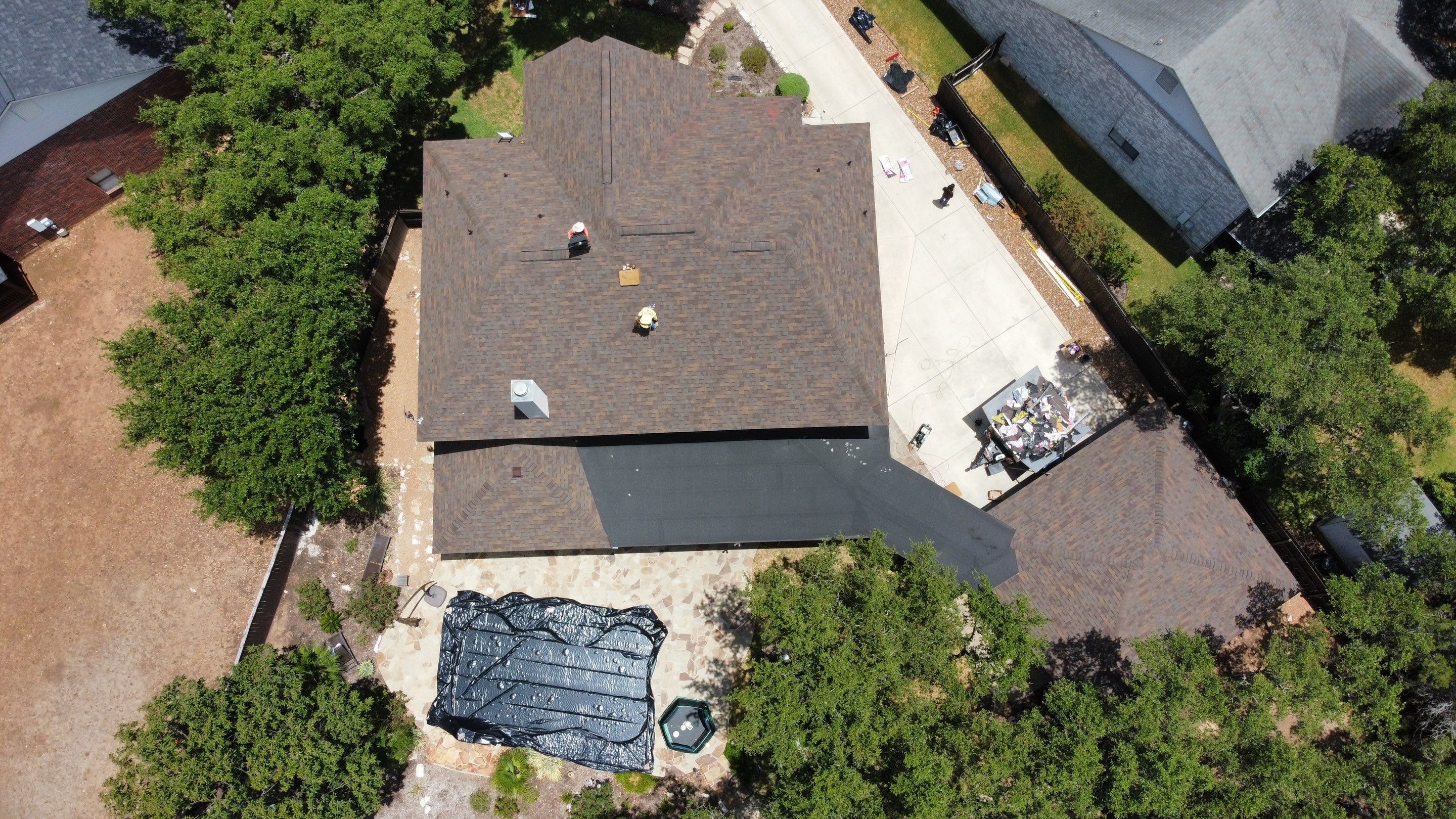 Residential Roofing Installation using Owens Corning Duration Storm Shingles by Bison Roofing  