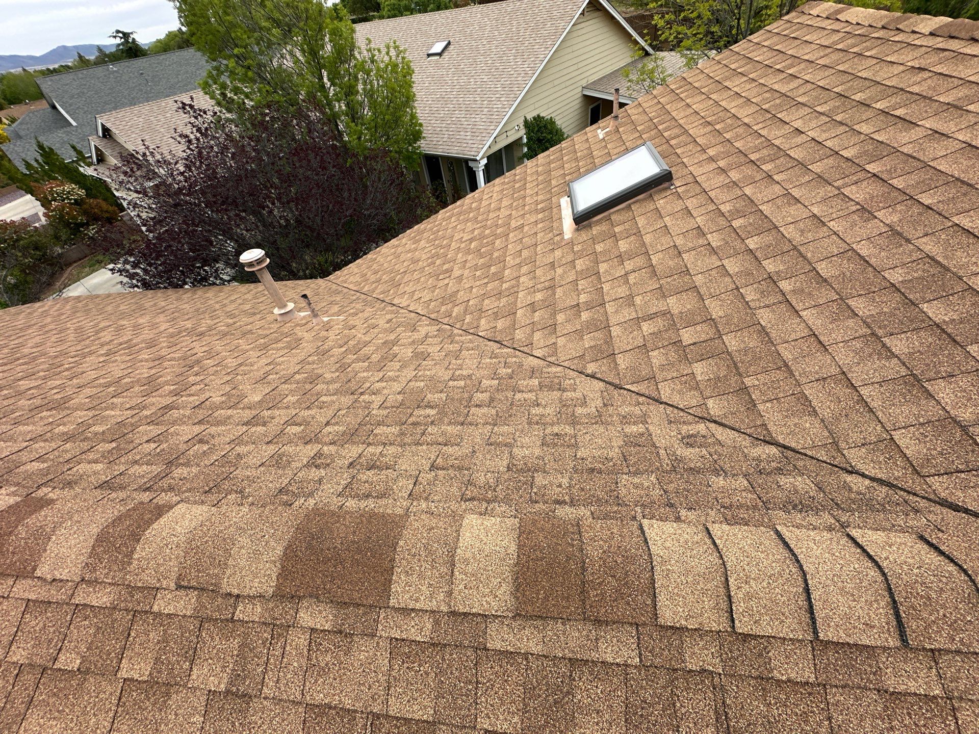 Prescott Valley Roof Replacement With GAF Timberline HDZ Shakewood Shingles by Badger Roofing