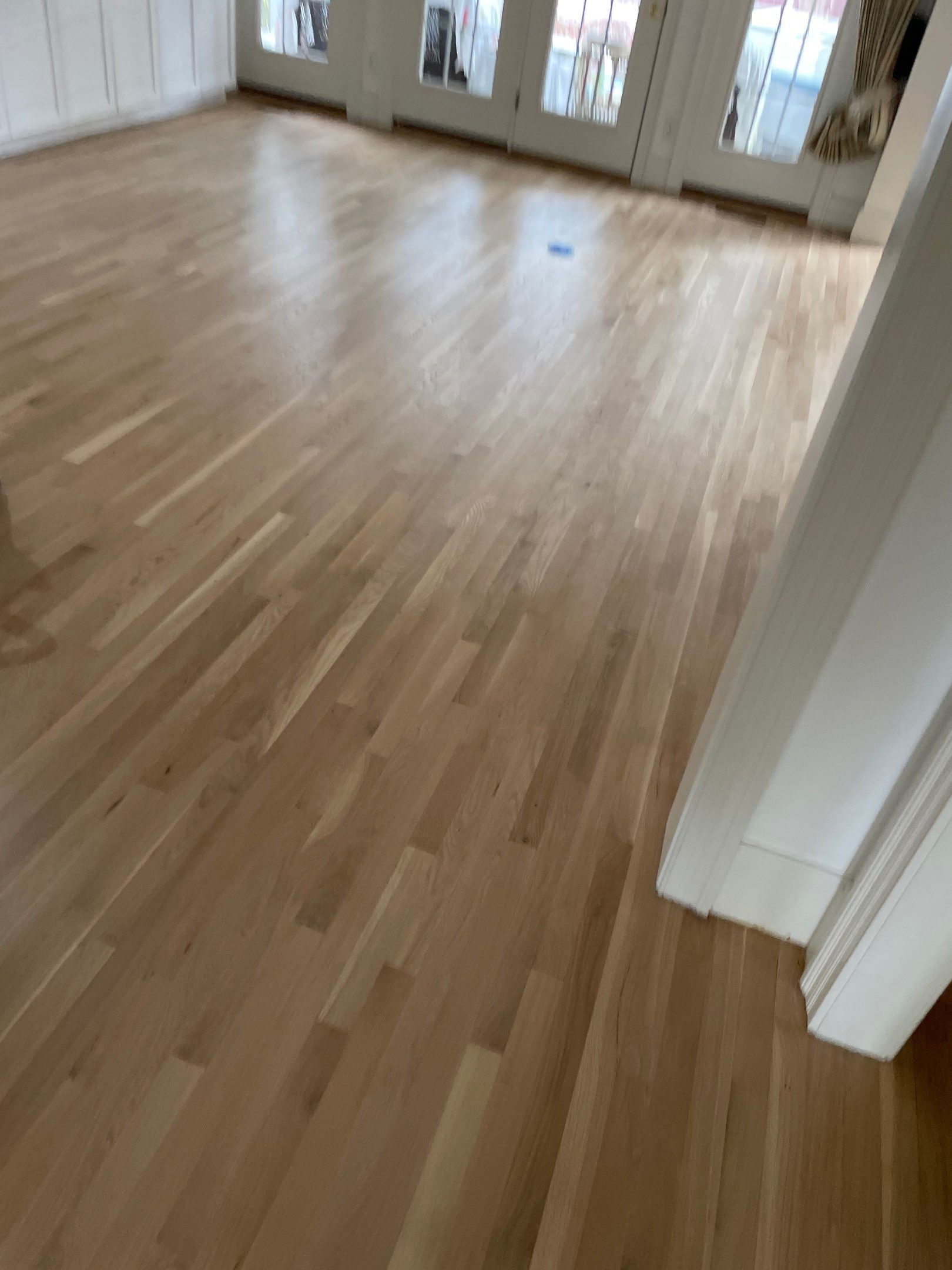 Sand and Refinish using Bona Waterbased by Footprints Floors of Coastal Carolina