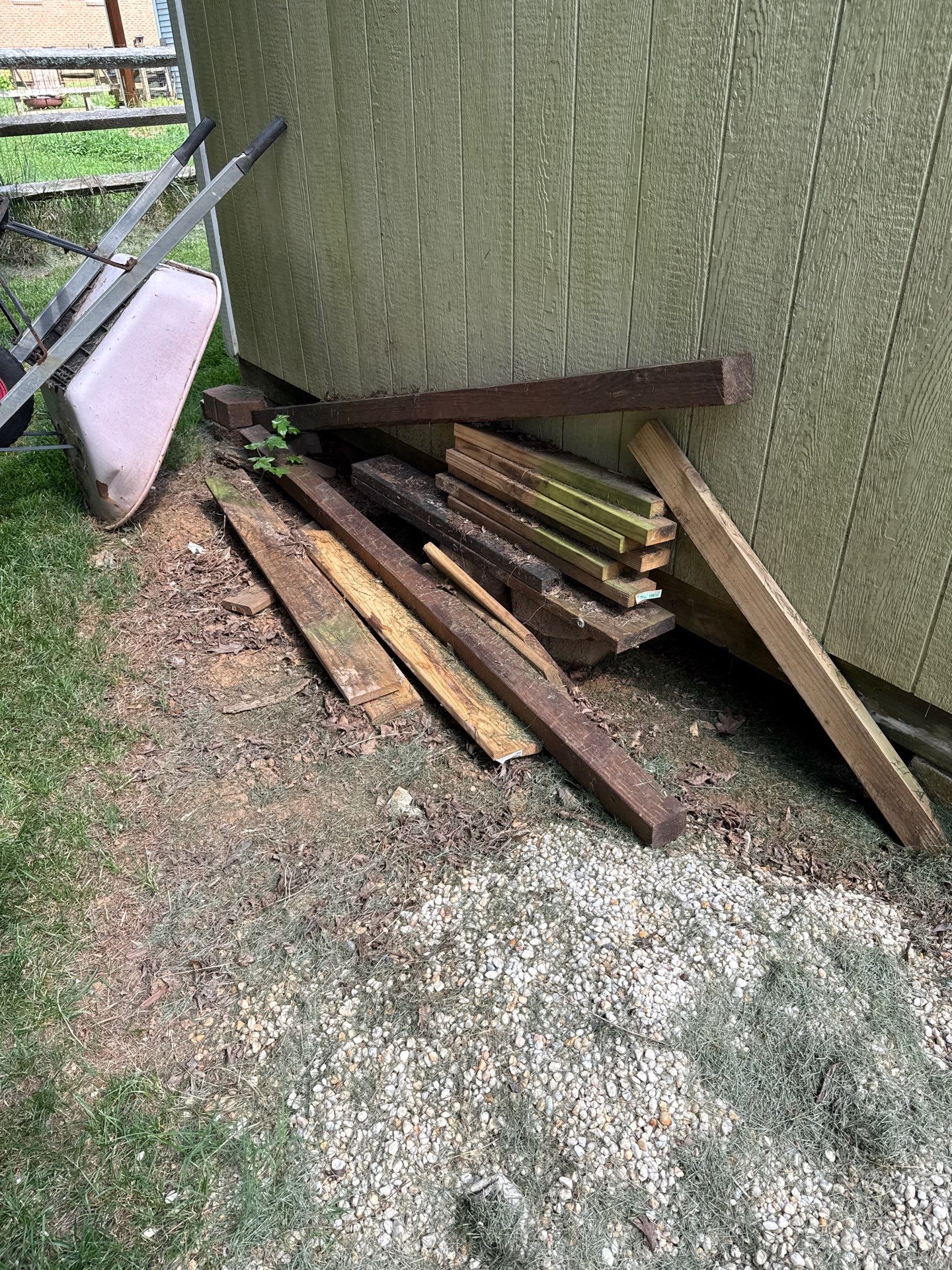 Project in Matthews by Badger Hauling