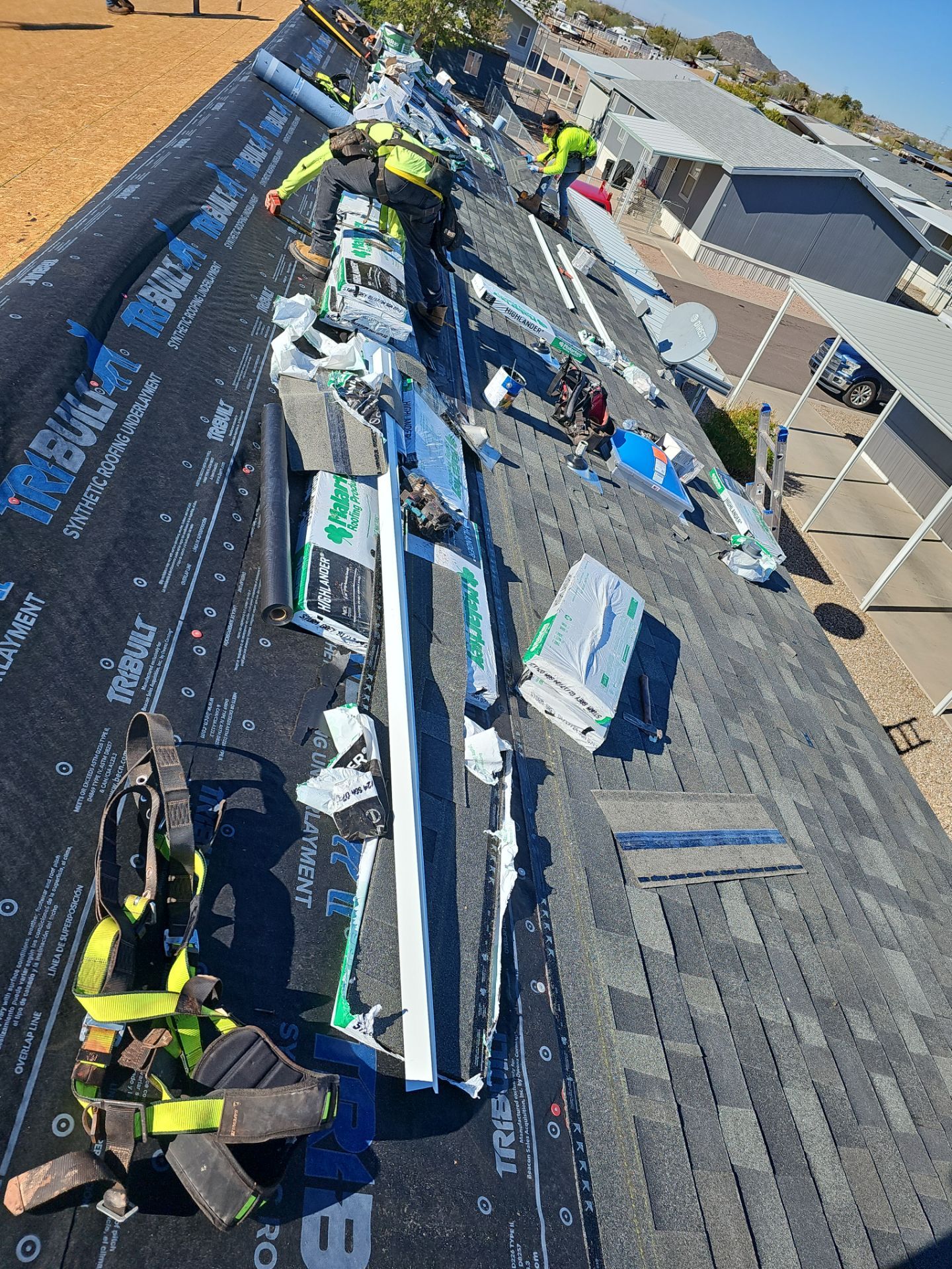 Residential Roofing Installation using Malarkey Shingles by Weather-Tite Exteriors LLC