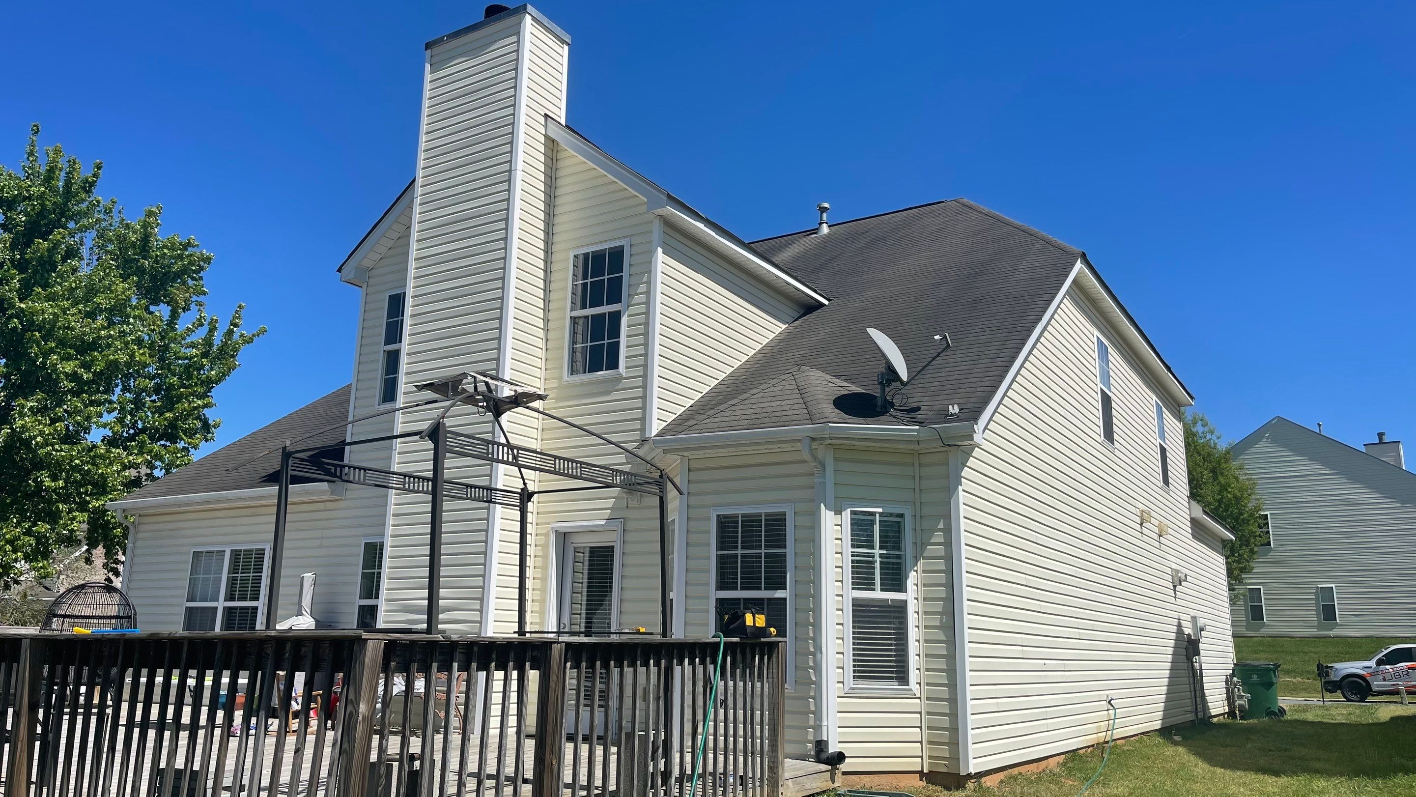 Roof replacement by hail and wind damage by Just Brilliant Restoration JBR