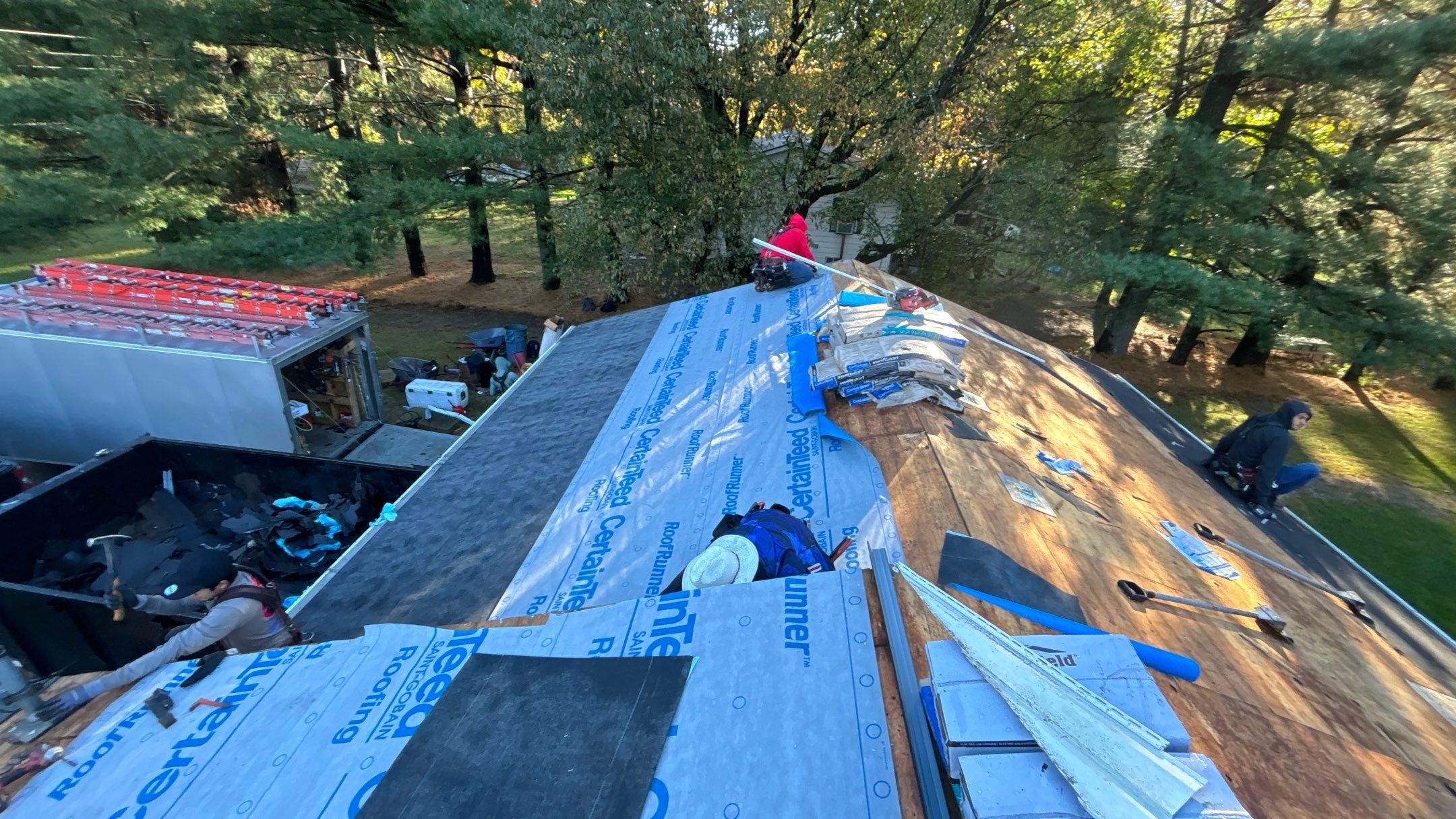 Roof Replacement using CertainTeed Landmark by 180 Contractors