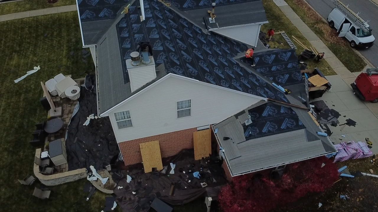 Project in Lockport by AJ Exteriors & Roofing Inc.