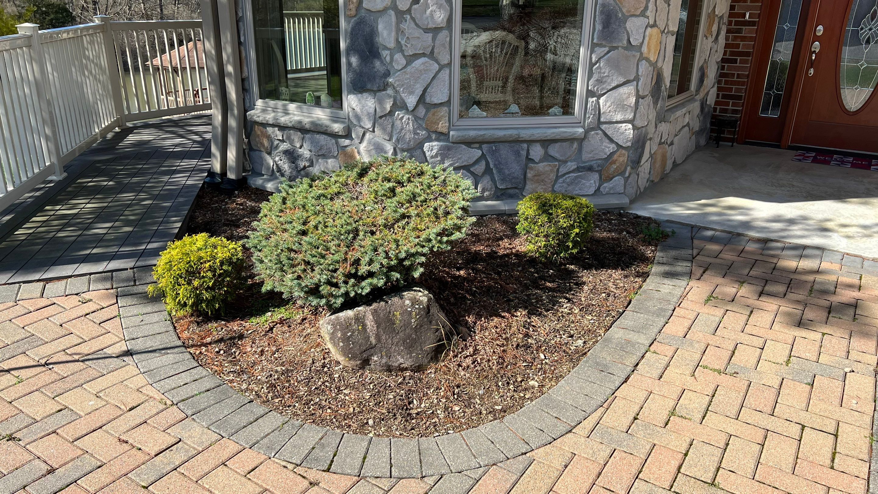 Tear Out, Plant Install & Mulch by Reisenberg’s Lawn & Landscape, LLC