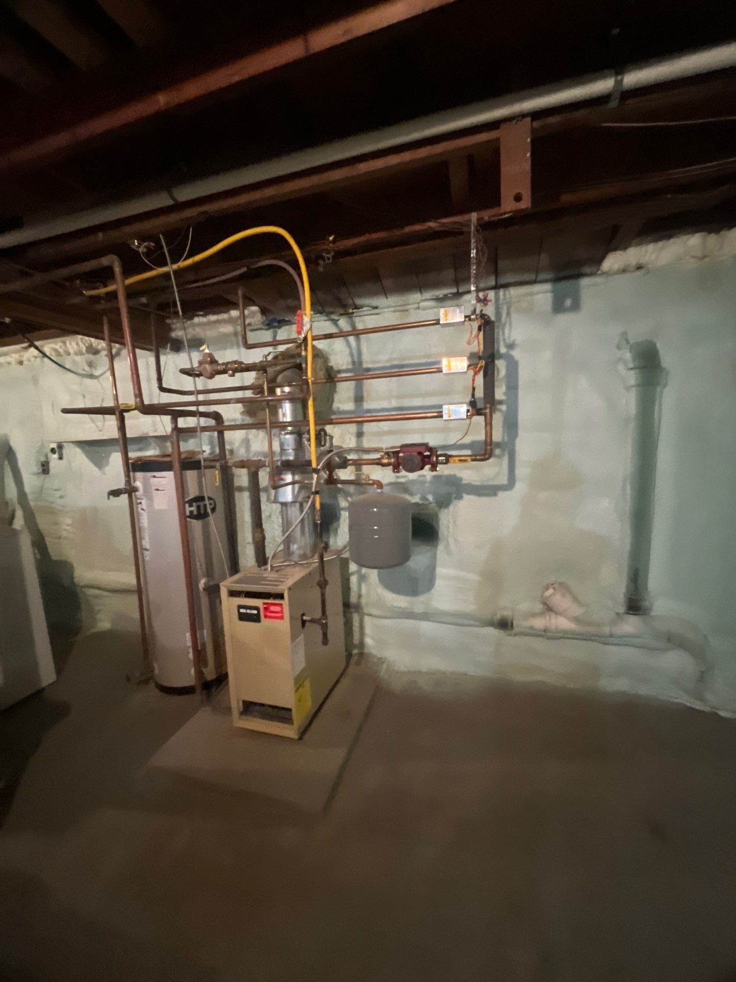 Attic Insulation using open cell spray foam by NYS Foam & Energy