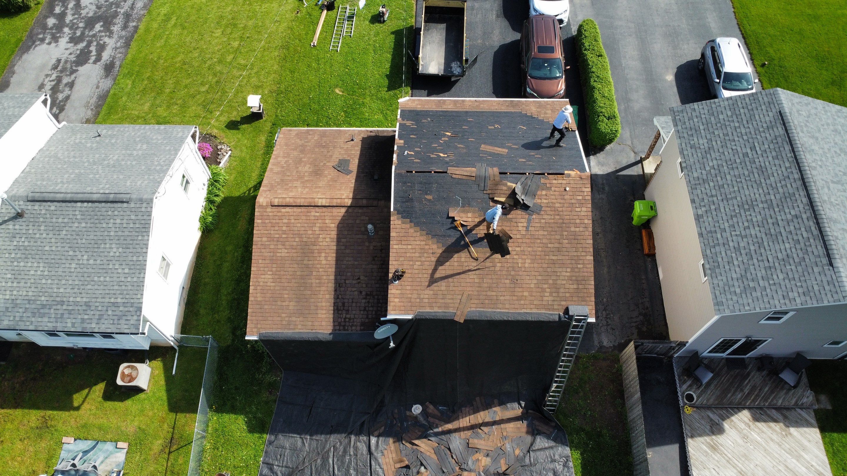 🔨 Roof Replacement Completed in Liverpool, NY | GAF Shingles 🏠 by Alpha Omega Roofing LLC