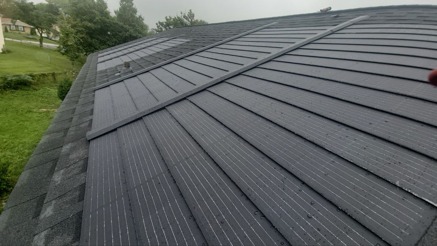 Roof and Solar Installation using GAF Timberline Solar HDZ by ExteriorPros
