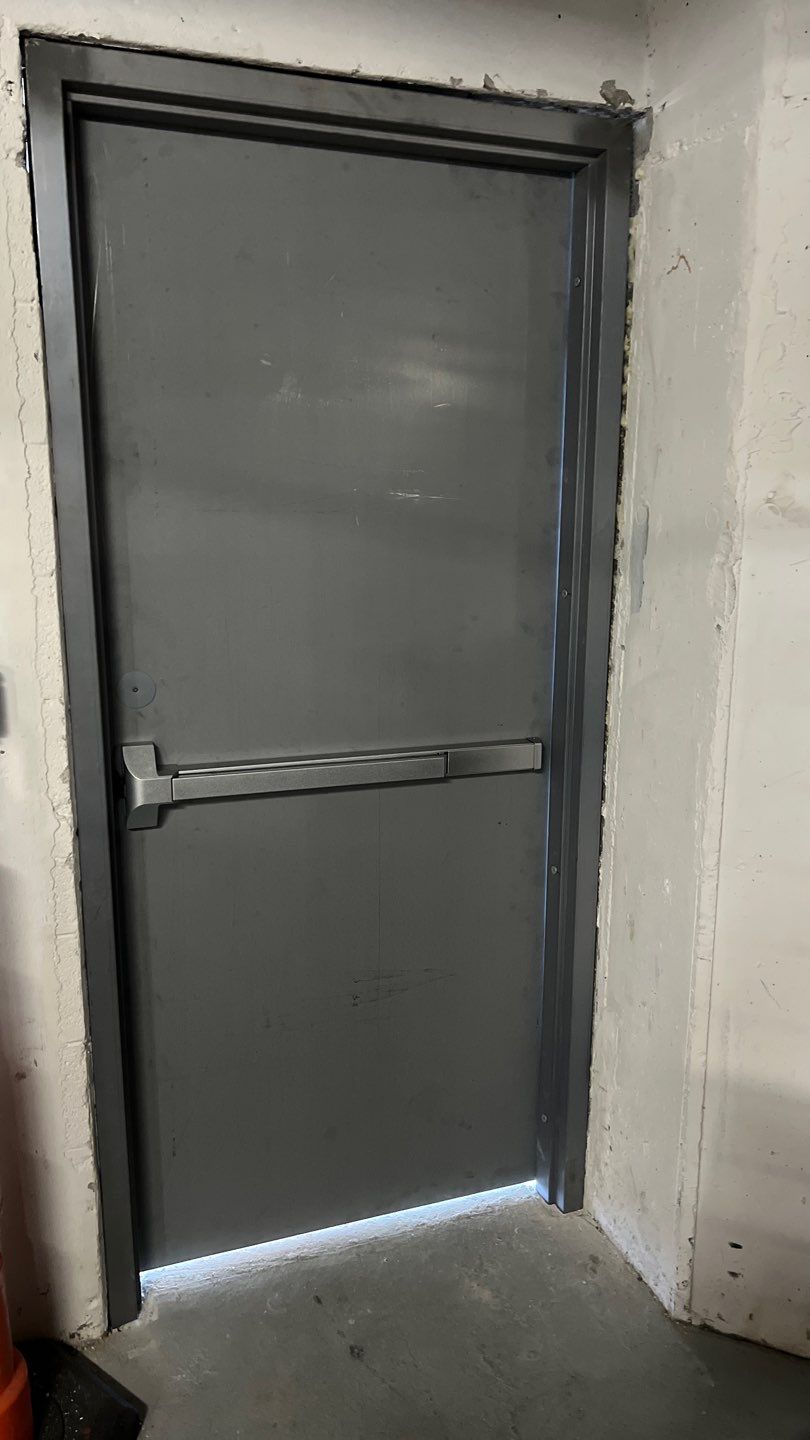 Commercial Stairwell Door Replacement & Hollow Metal Door Retrofit – Pompano Beach High-Rise by The Door Doctor of South Florida, Inc.
