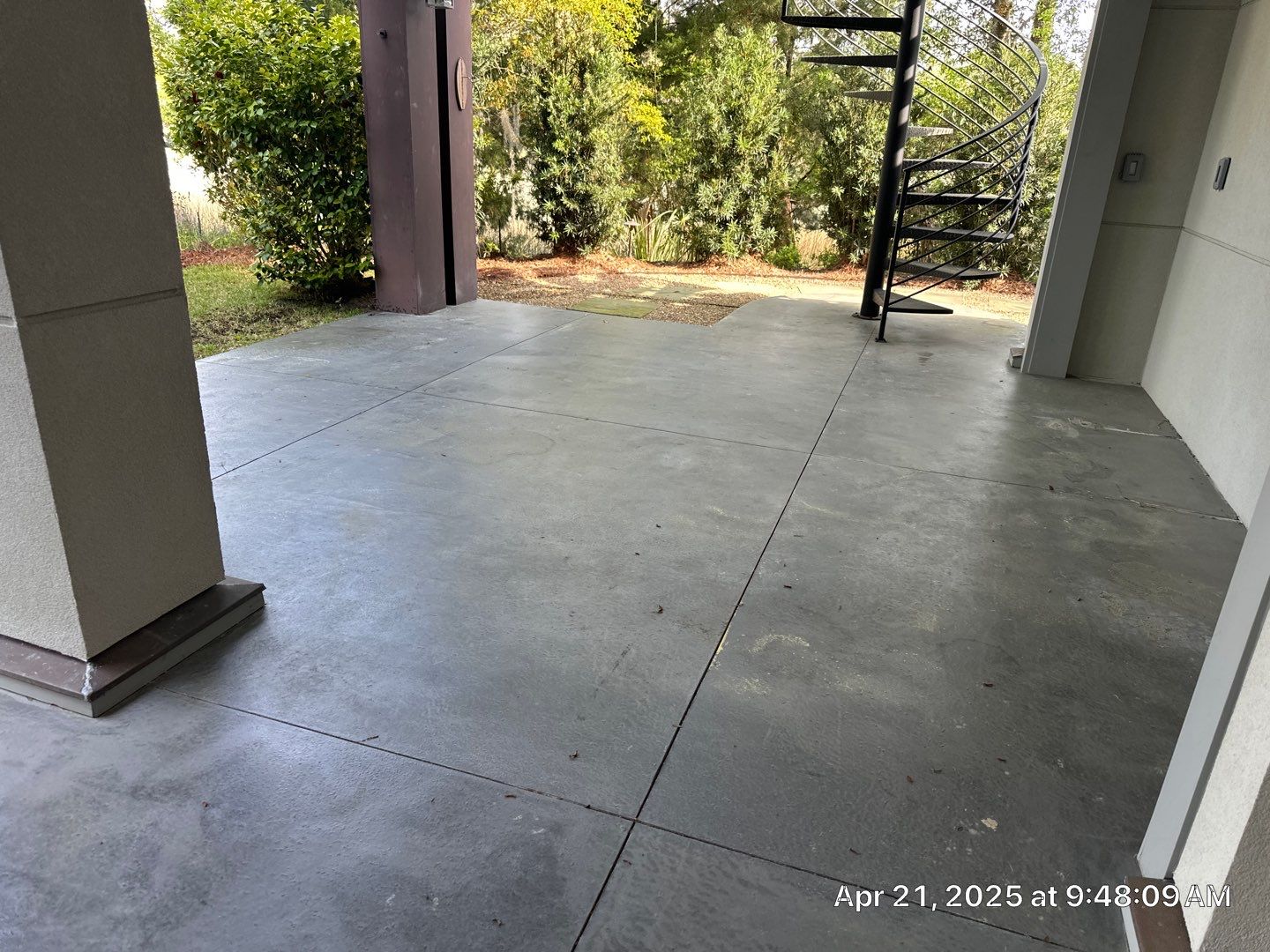 Concrete using TopSeal by DuraSeal