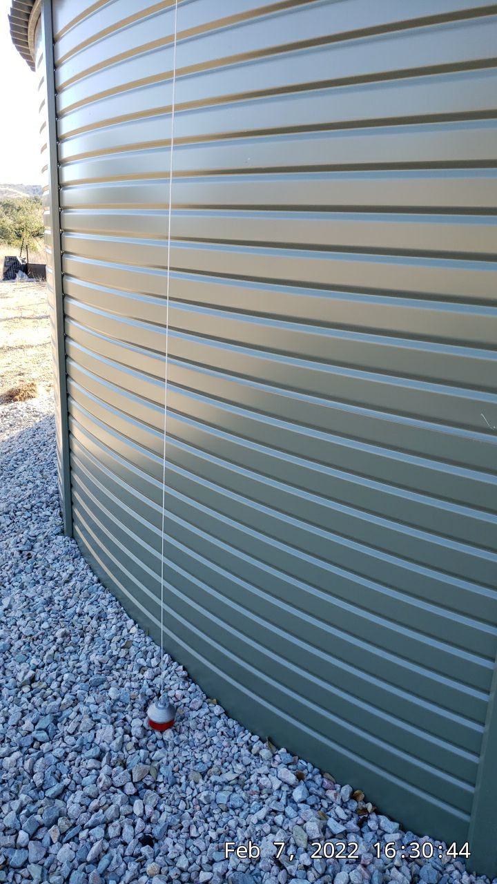 Major Addition using 30000 gallon mangrove green Pioneer (XLR 23/2 MG) by Hill Country Rain Water