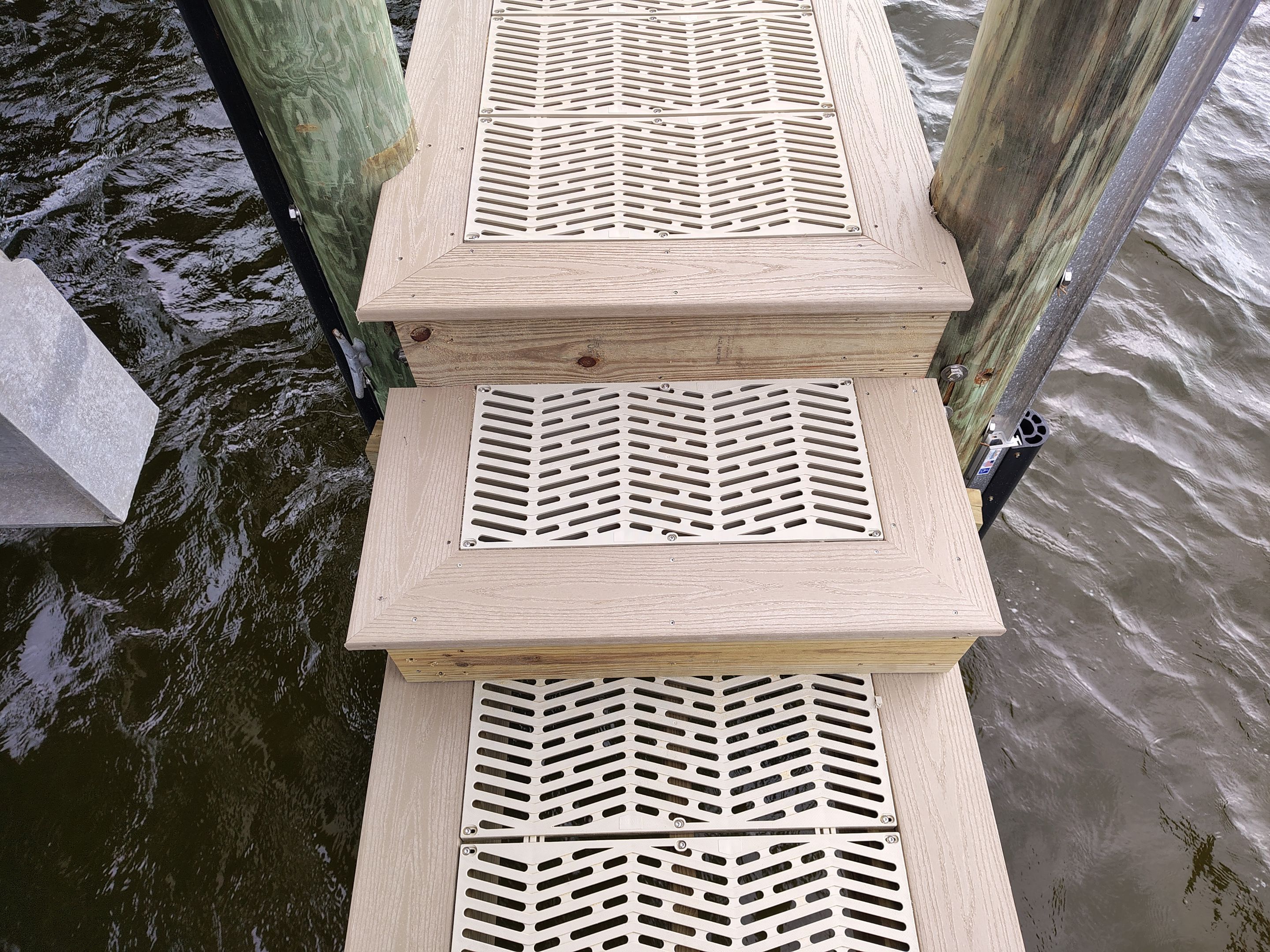 Dock Repair using Sure Step Decking  by Elite Marine Dock & Seawall