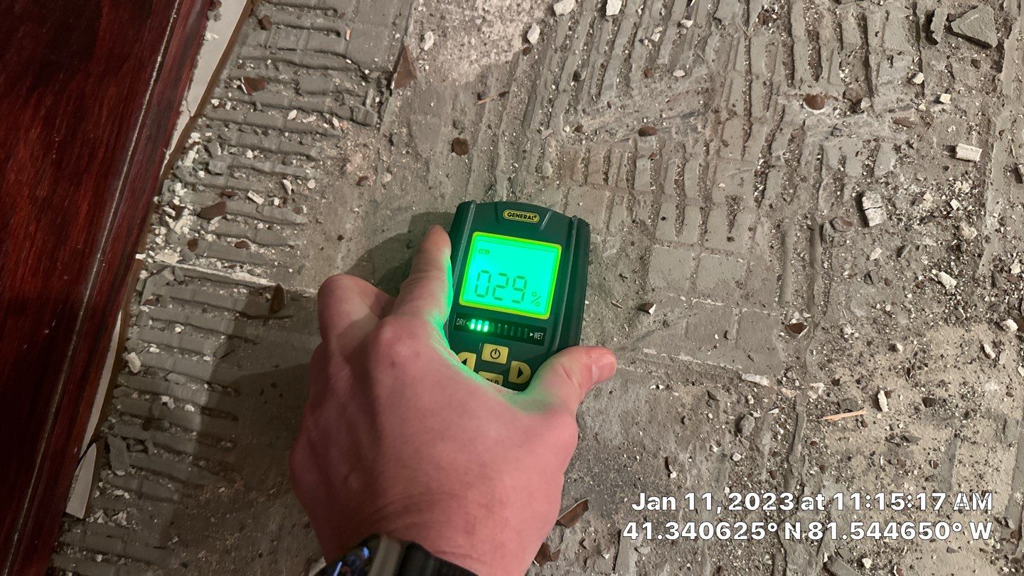 Pipe Burst Emergency Mitigation Demo and Dry Down by Absolute Roofing and Construction