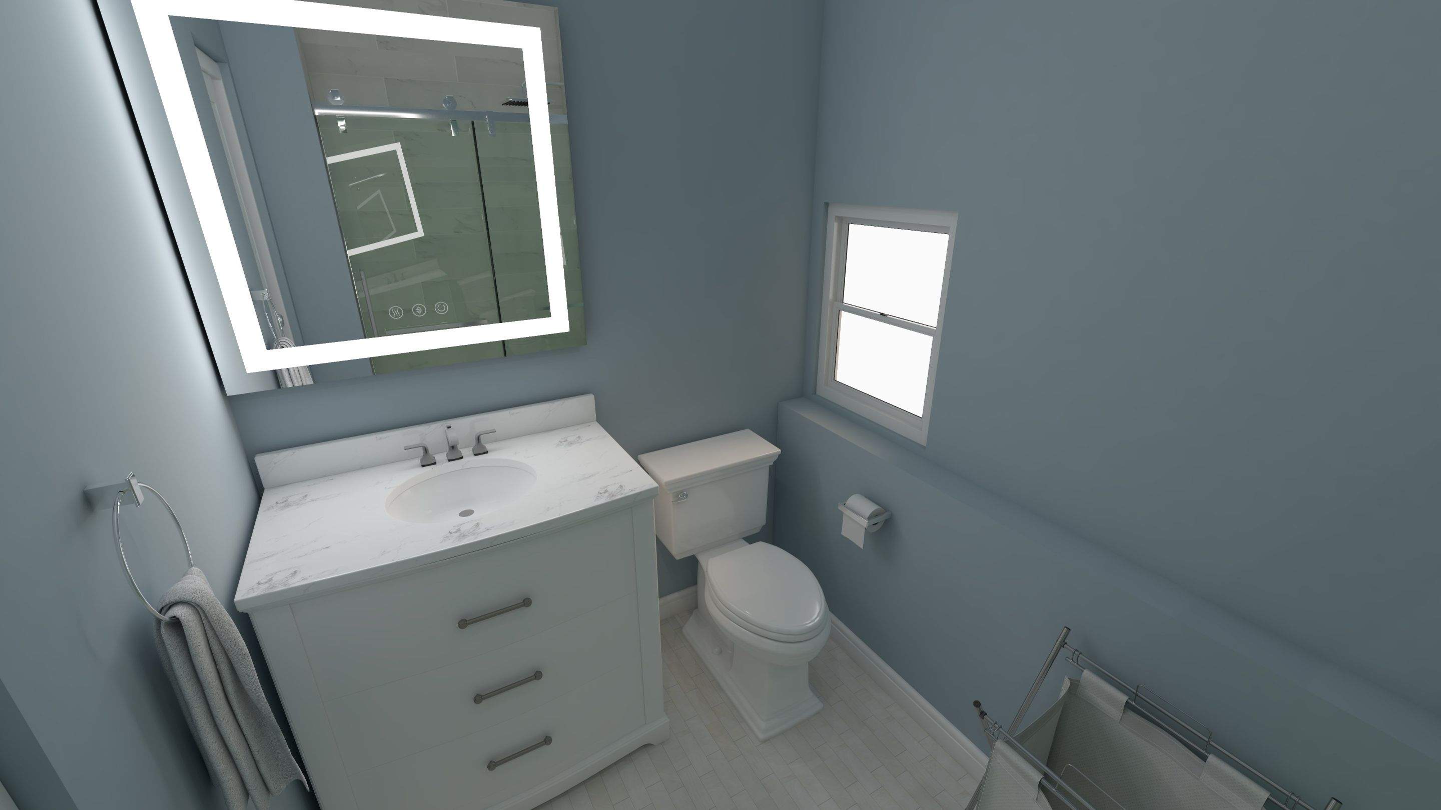 Major Remodel using Tile by Home Concepts Construction