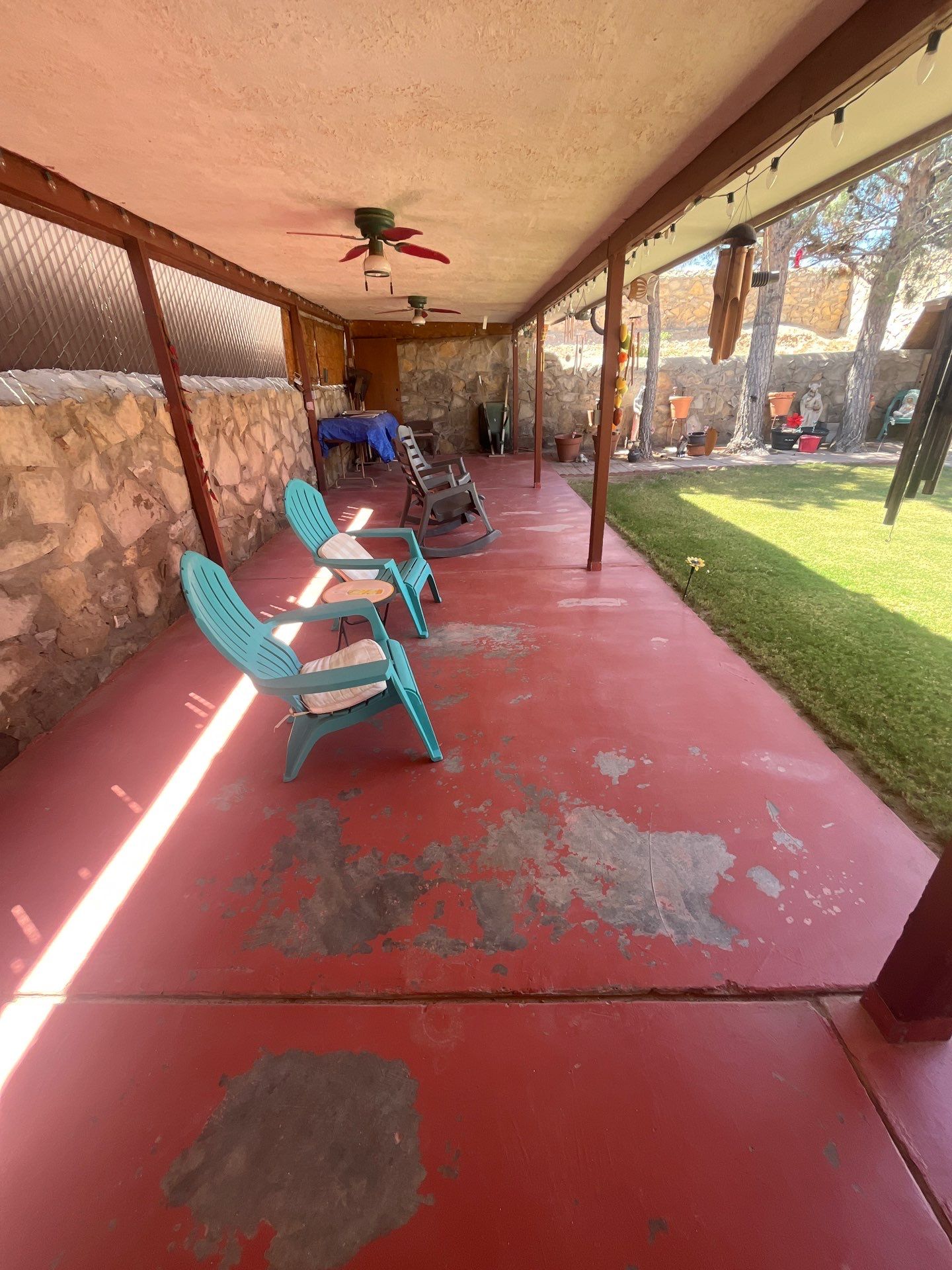 Back Patio Coating by Fresh Coat