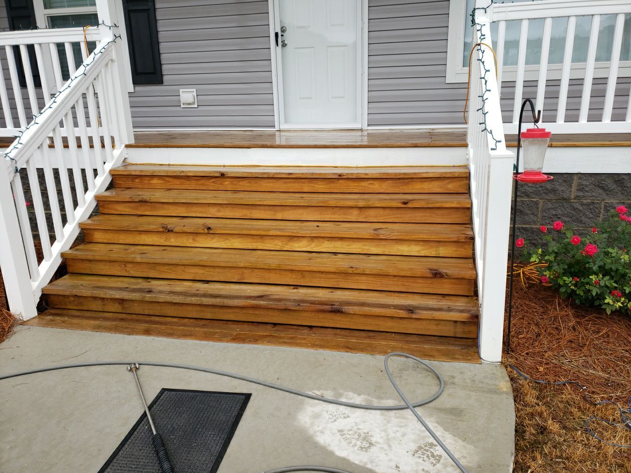 House Wash using cleaner by Power Wash Masters LLC