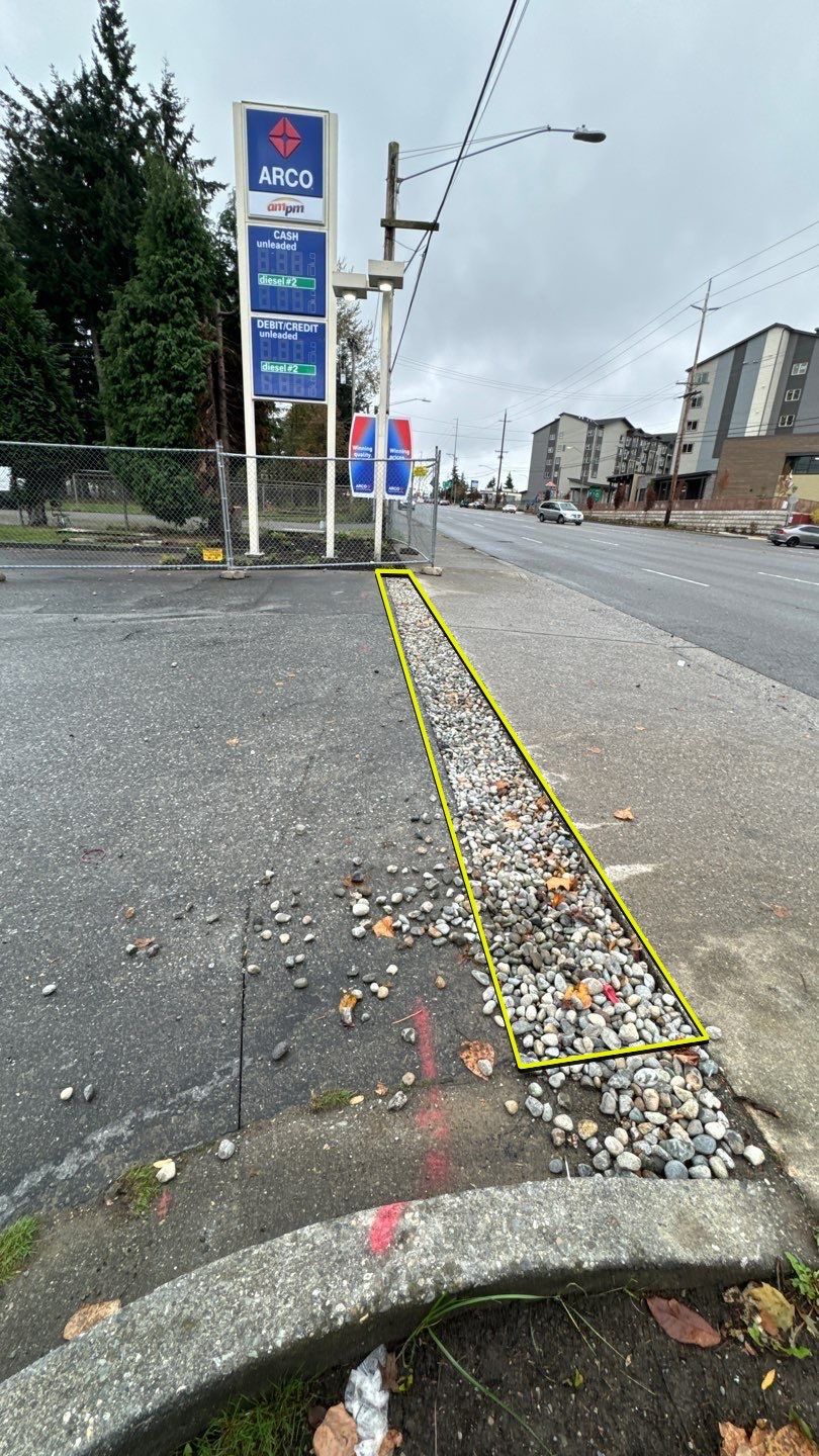 Project CSI, am-pm gas station.  by Jireh Asphalt & Concrete Inc 