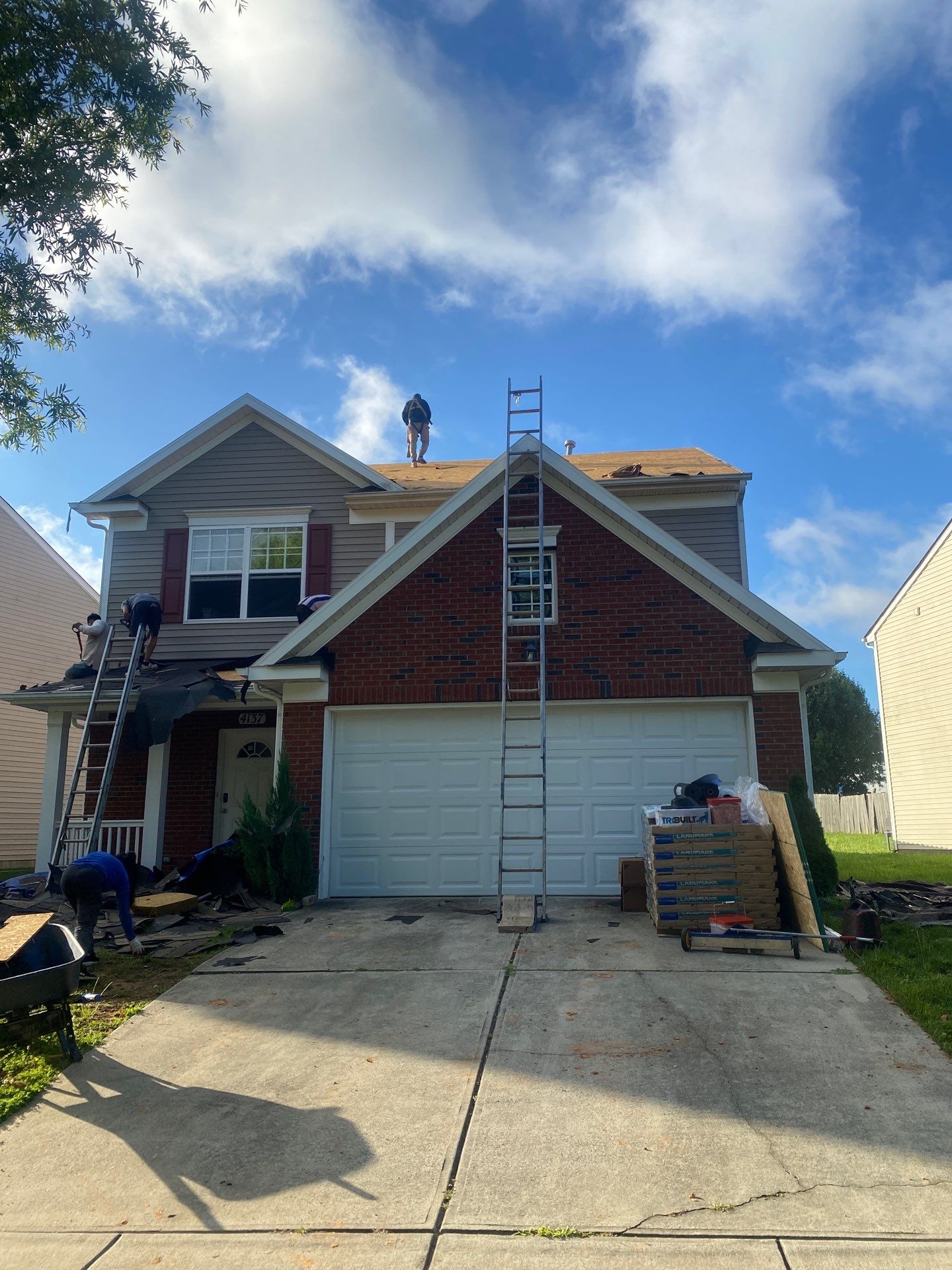 Roof replacement by hail and wind damage by Just Brilliant Restoration JBR
