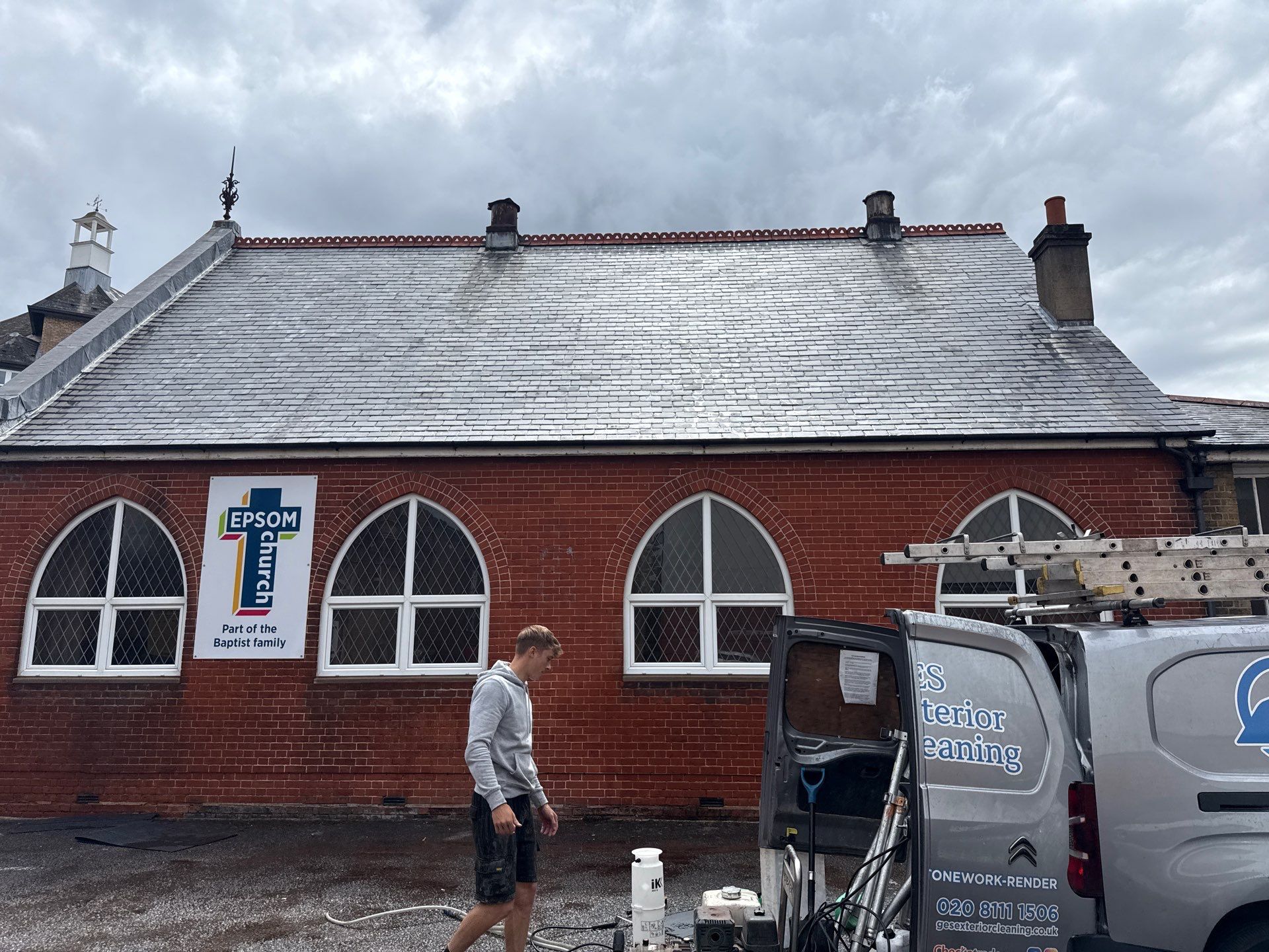 Epsom Baptist Church by Ges Exterior Cleaning ltd