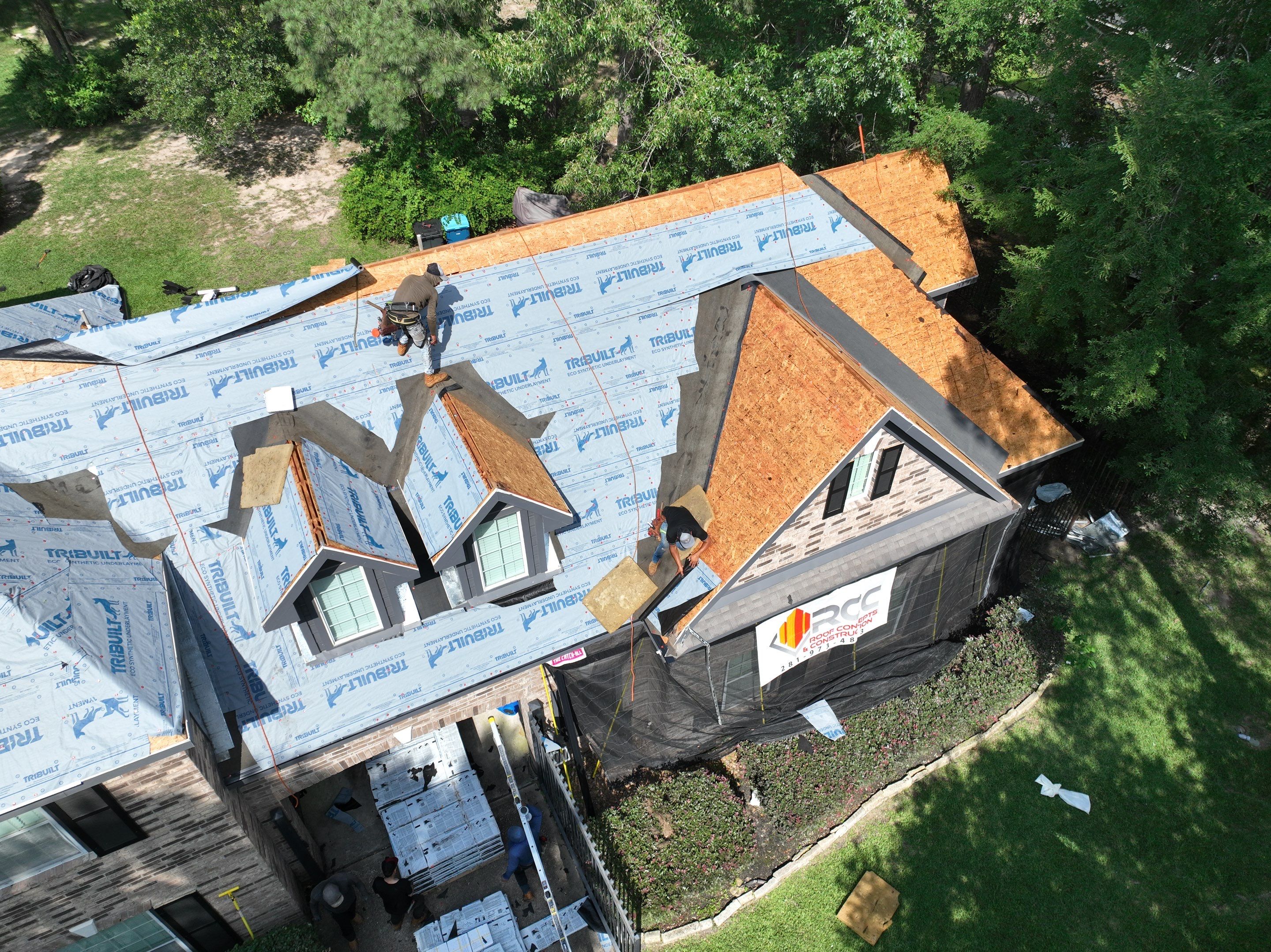 Roof Replacement - The Woodlands Texas by Roof Concepts Construction