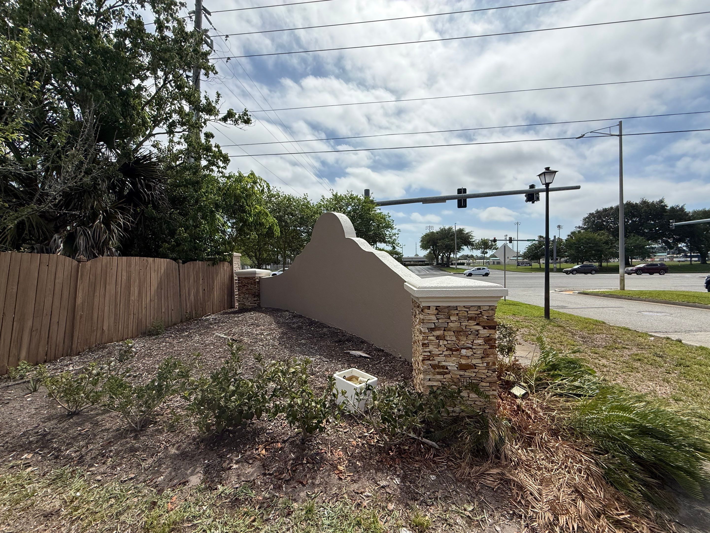 Exterior Painting and Stucco Restoration for Bentwater Place Amenities by Colorwise Painting
