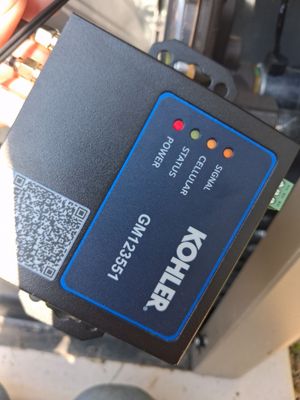 Kohler Standby Generator Cellular Remote Monitoring Kit Installation in Kingwood, TX