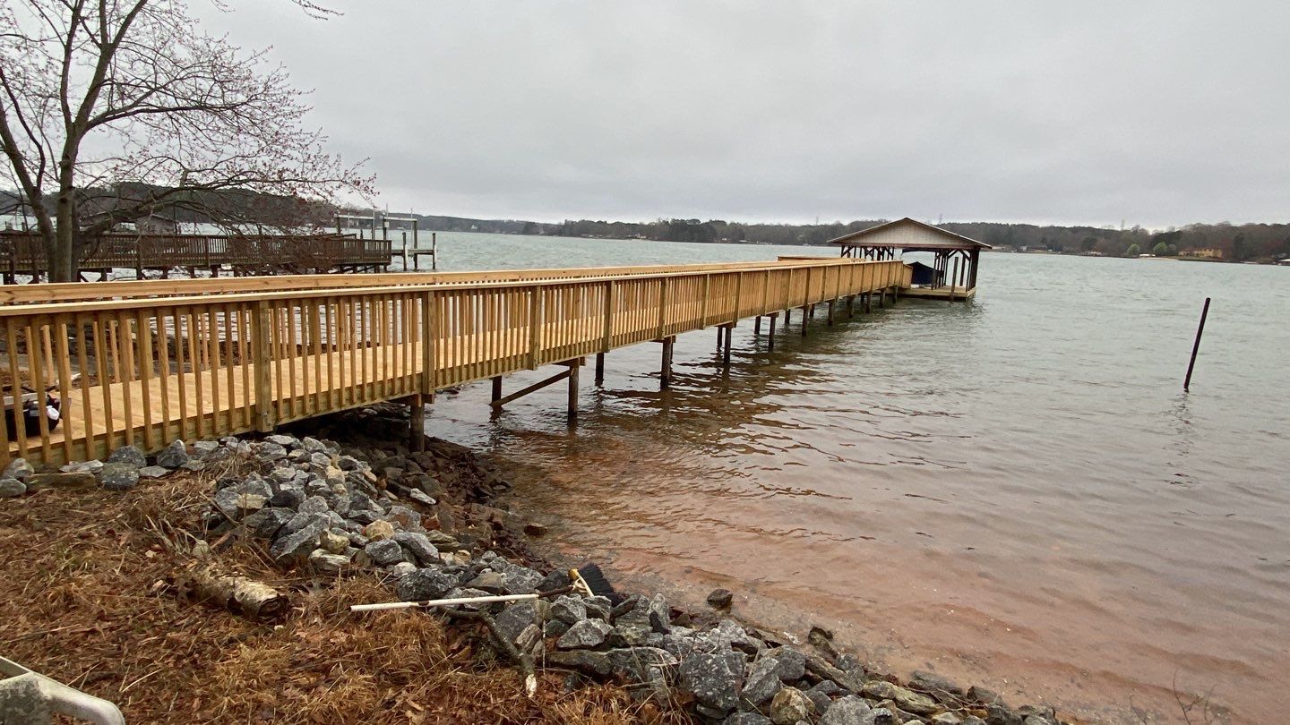 Dock using Wood Sealant by DuraSeal