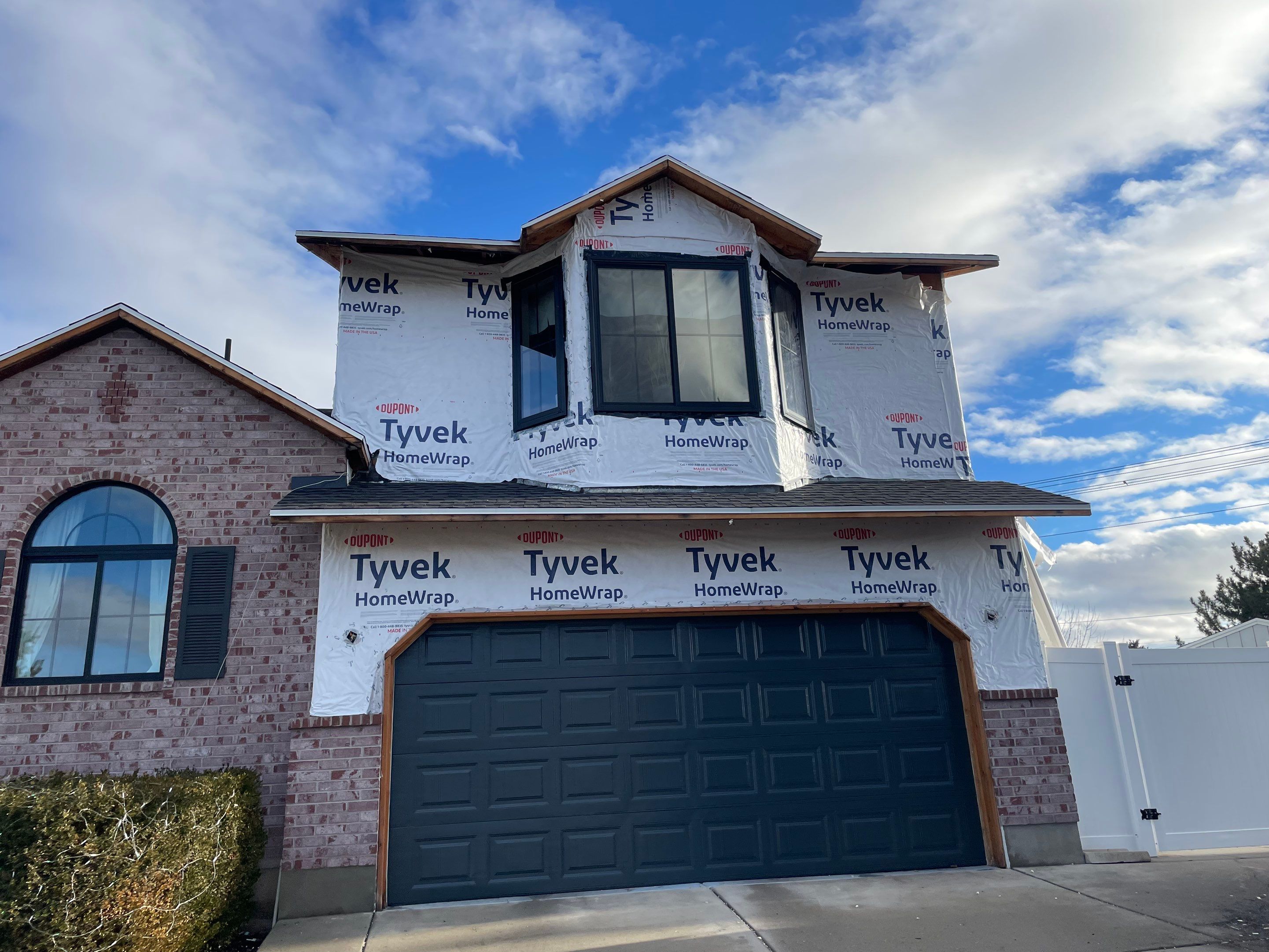 Orem | Premium Insulated Exterior Upgrade | Crisp White & Iron Gray by Ideal Siding Utah