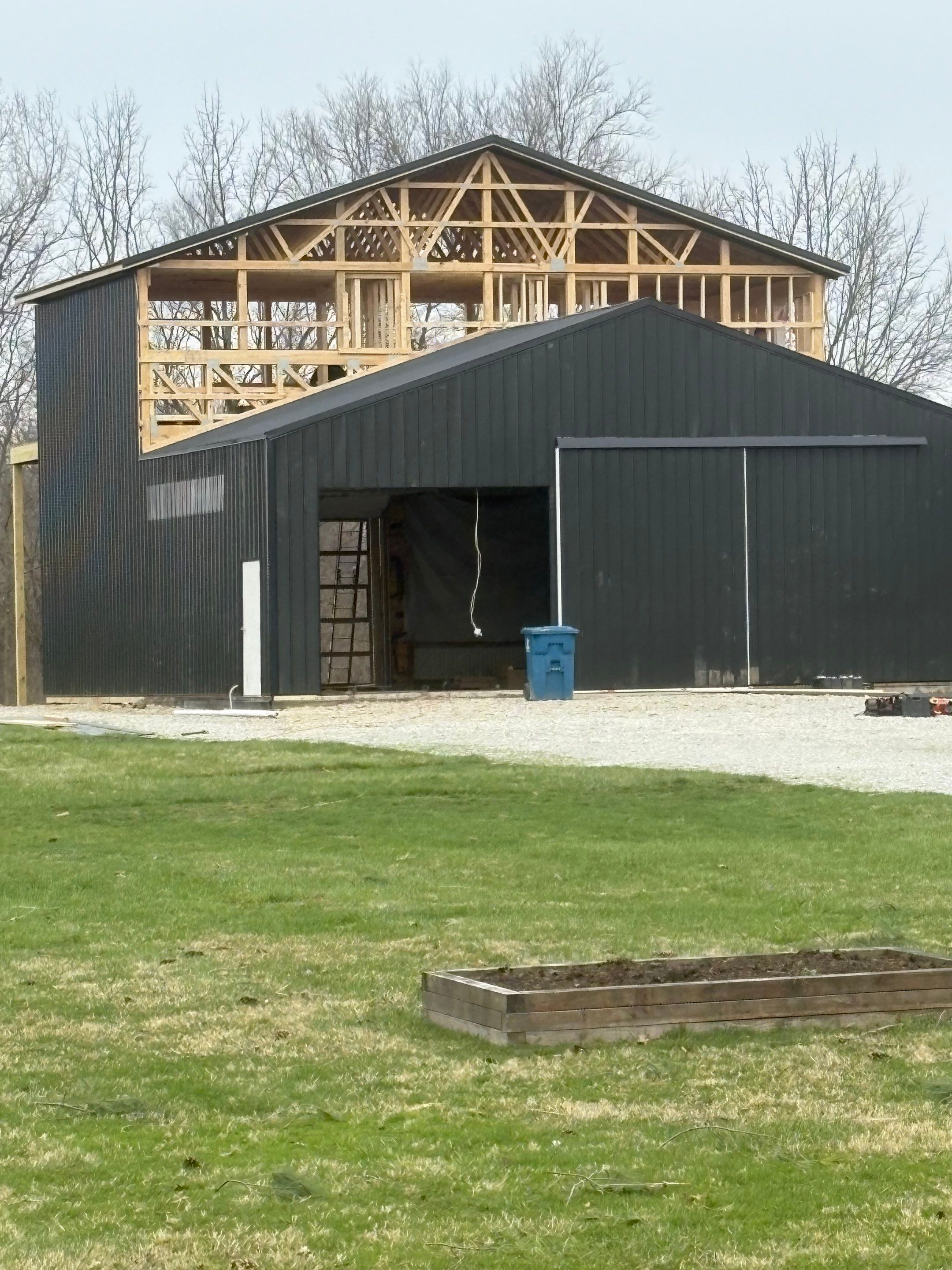 40'x22'x23' addition by The Barn Builders 