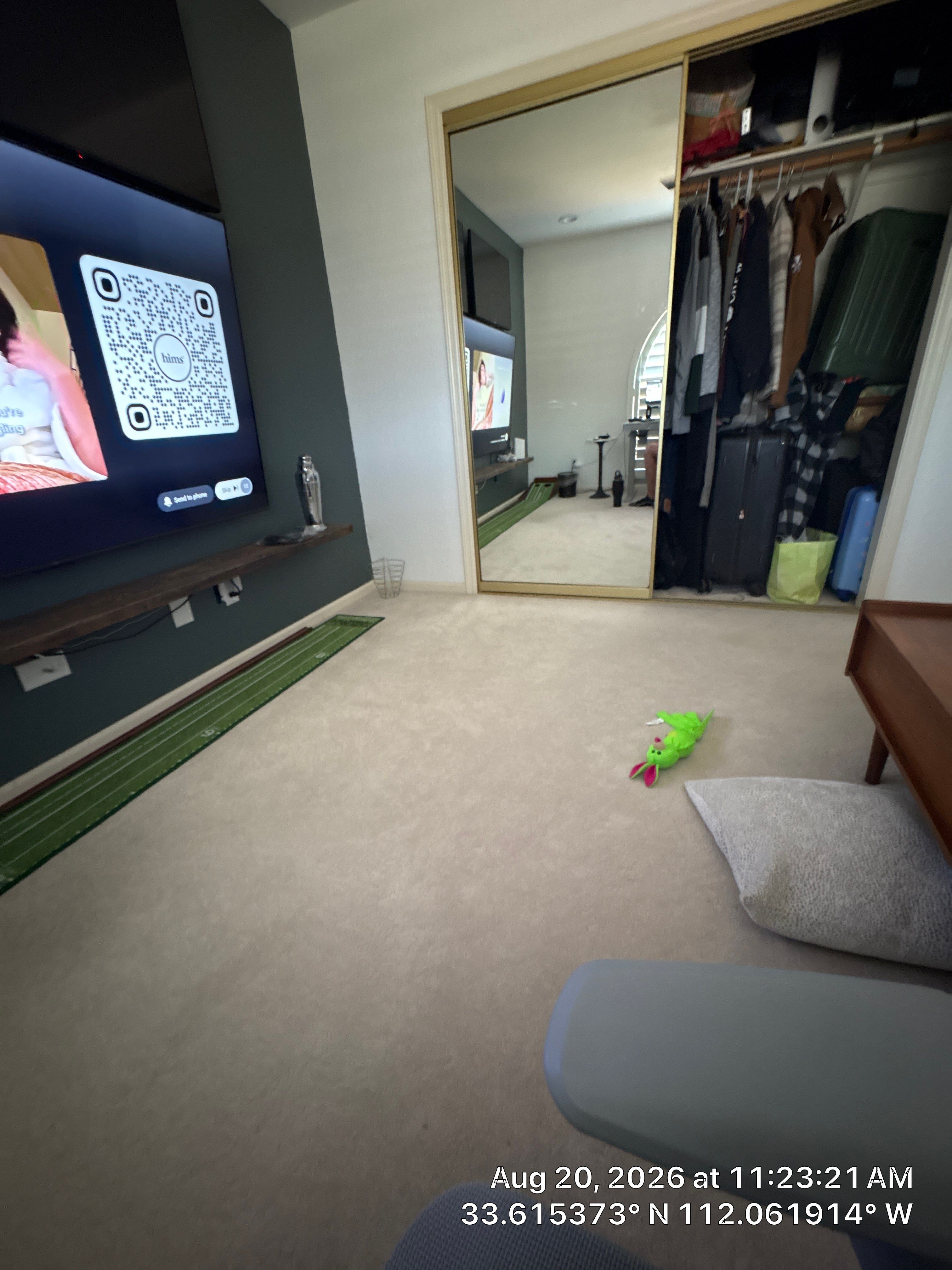 Interior Home Office Refresh with Custom Accent Wall in Phoenix by CompanyCam Sales Demo