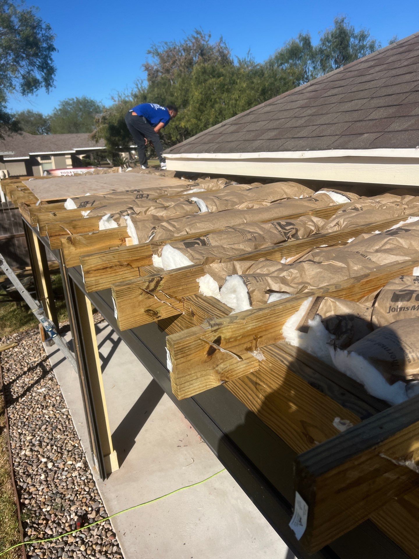 It Ain't Easy getting Shady  by Bayfront Roofing and Construction