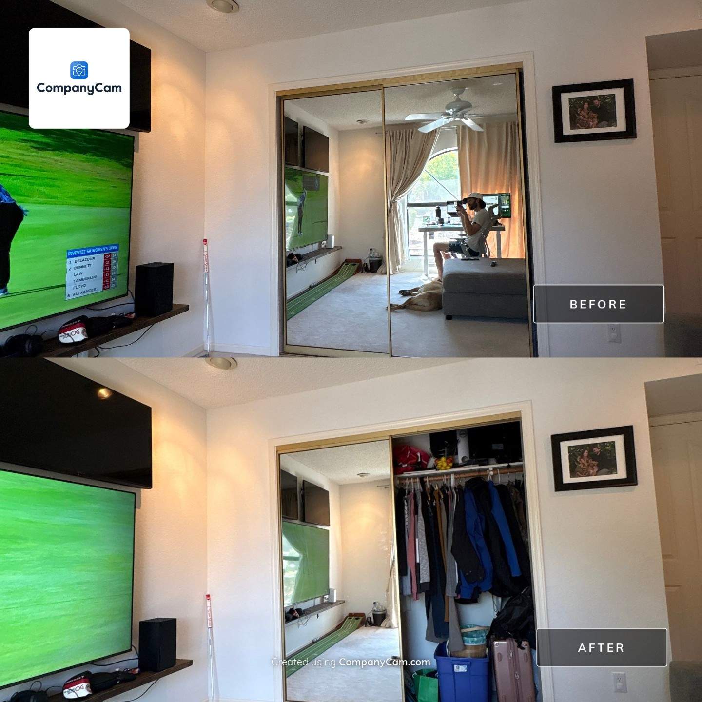 Tree Removal using Drywall by CompanyCam Sales Demo