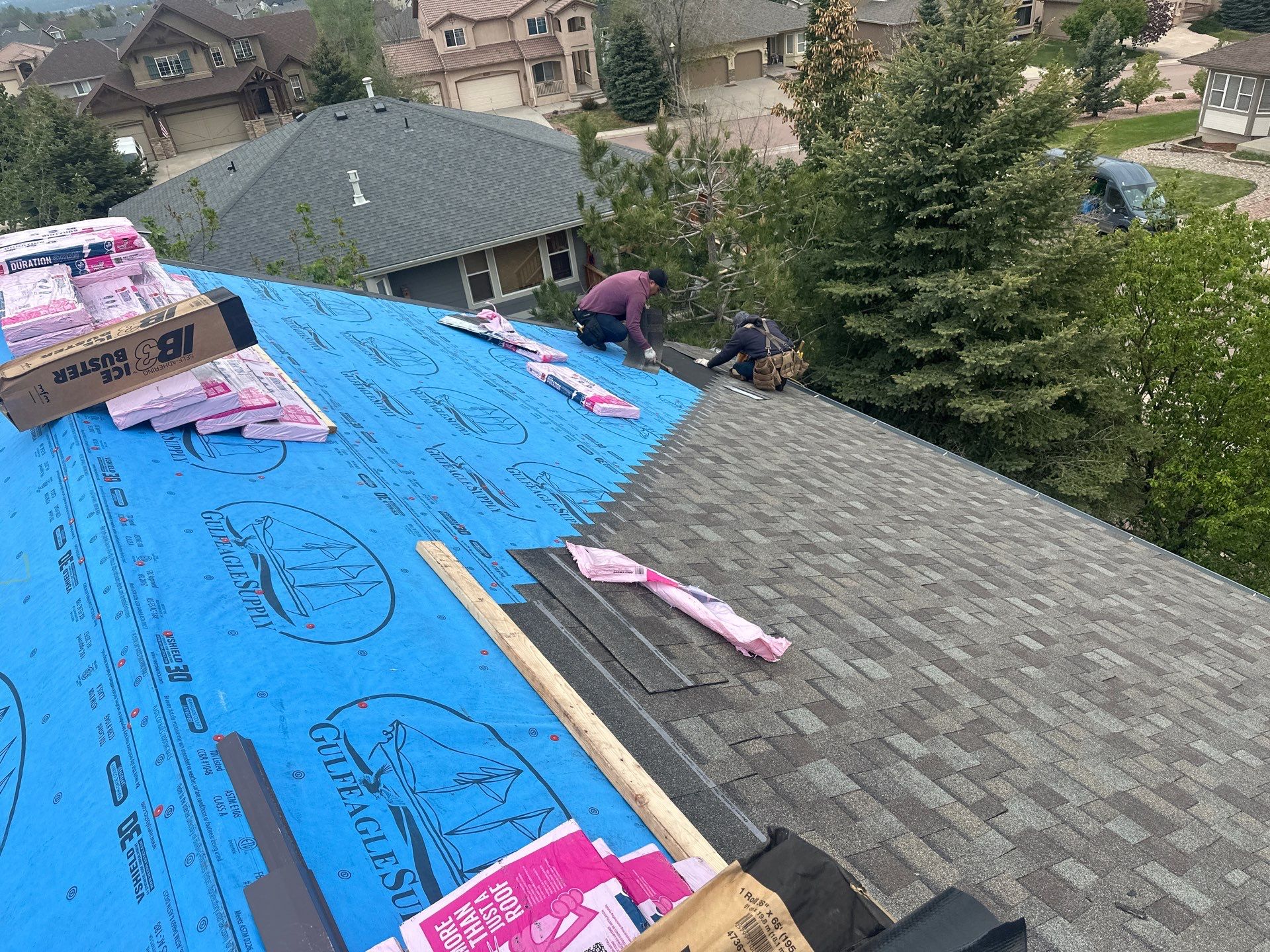 Residential Roof Replacement and Owens Corning Shingle Installation in Monument by CO Roofing & Solar