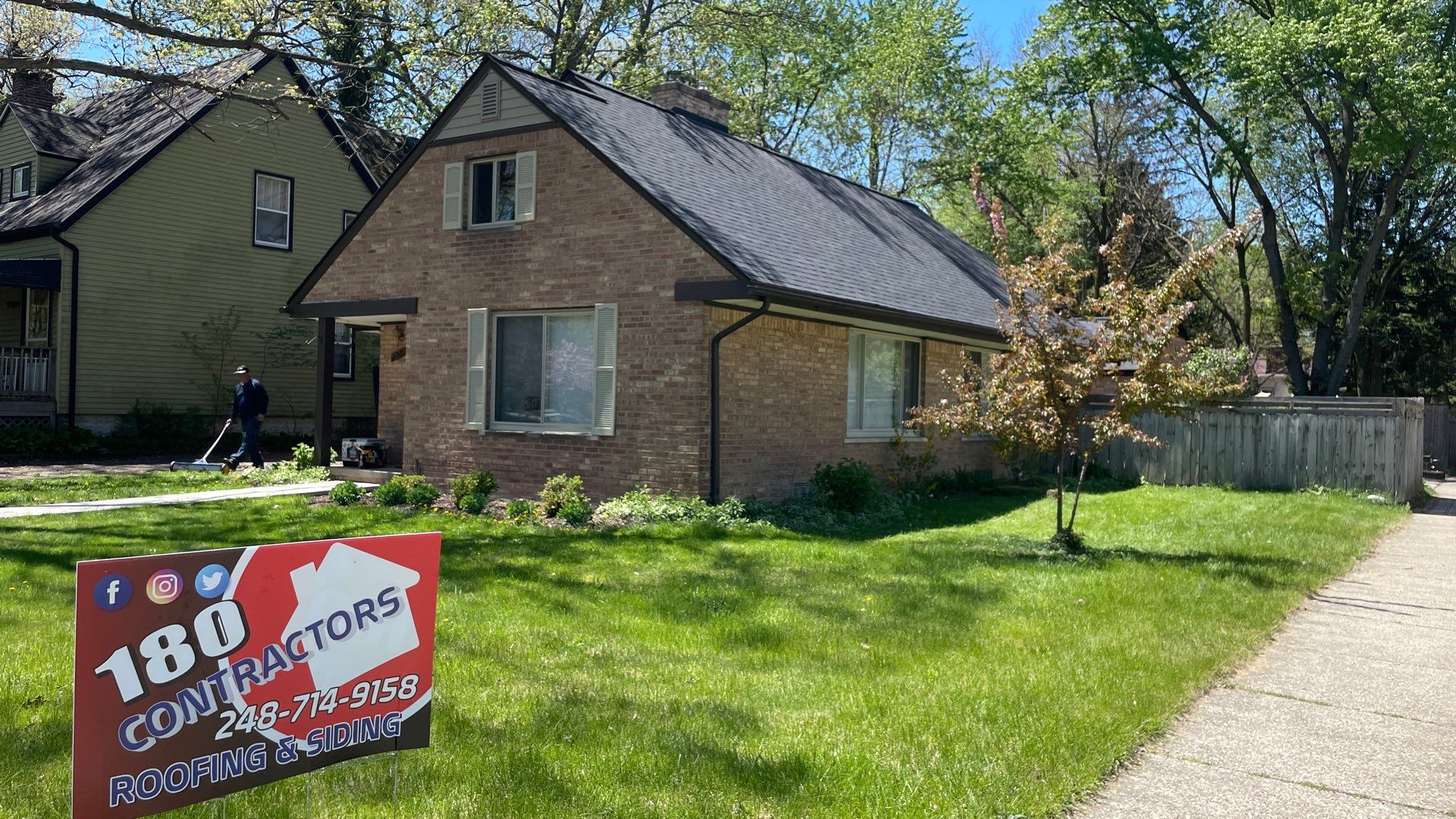 Roof Replacement using Owens Corning Duration by 180 Contractors