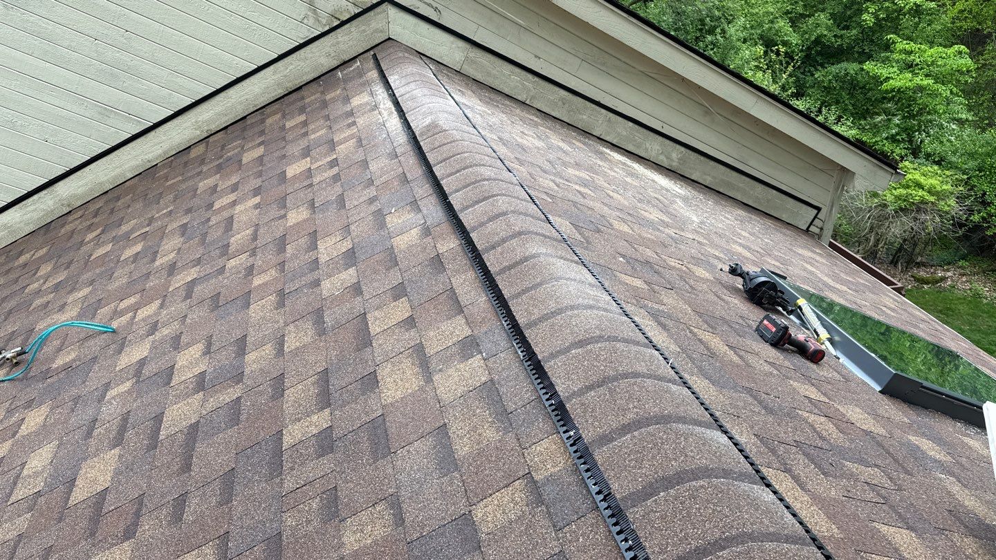 Roof Replacement using Owens Corning Desert Rose by 180 Contractors