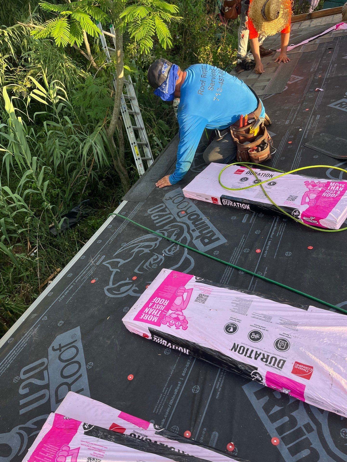 Residential Roofing Repair using Owen's Corning Duration (Lifetime) Shingles by Roof Repair Company