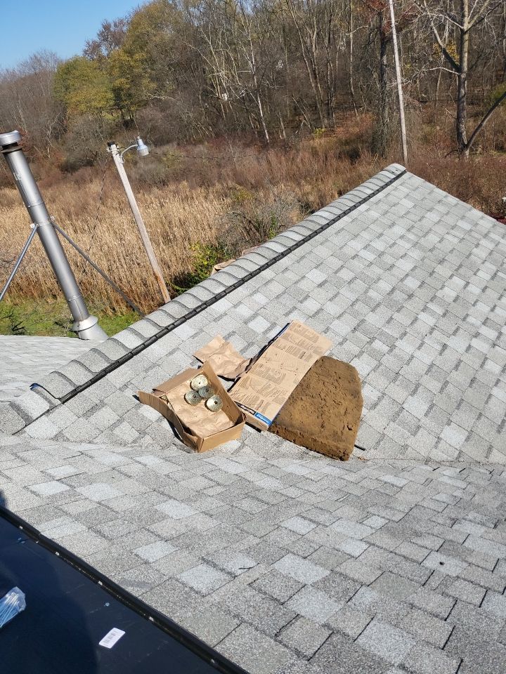 CERTAINTEED LANDMARK COLOR: COBBLESTONE GREY DRIP EDGE: WHITE by Eagle Eye Roofing