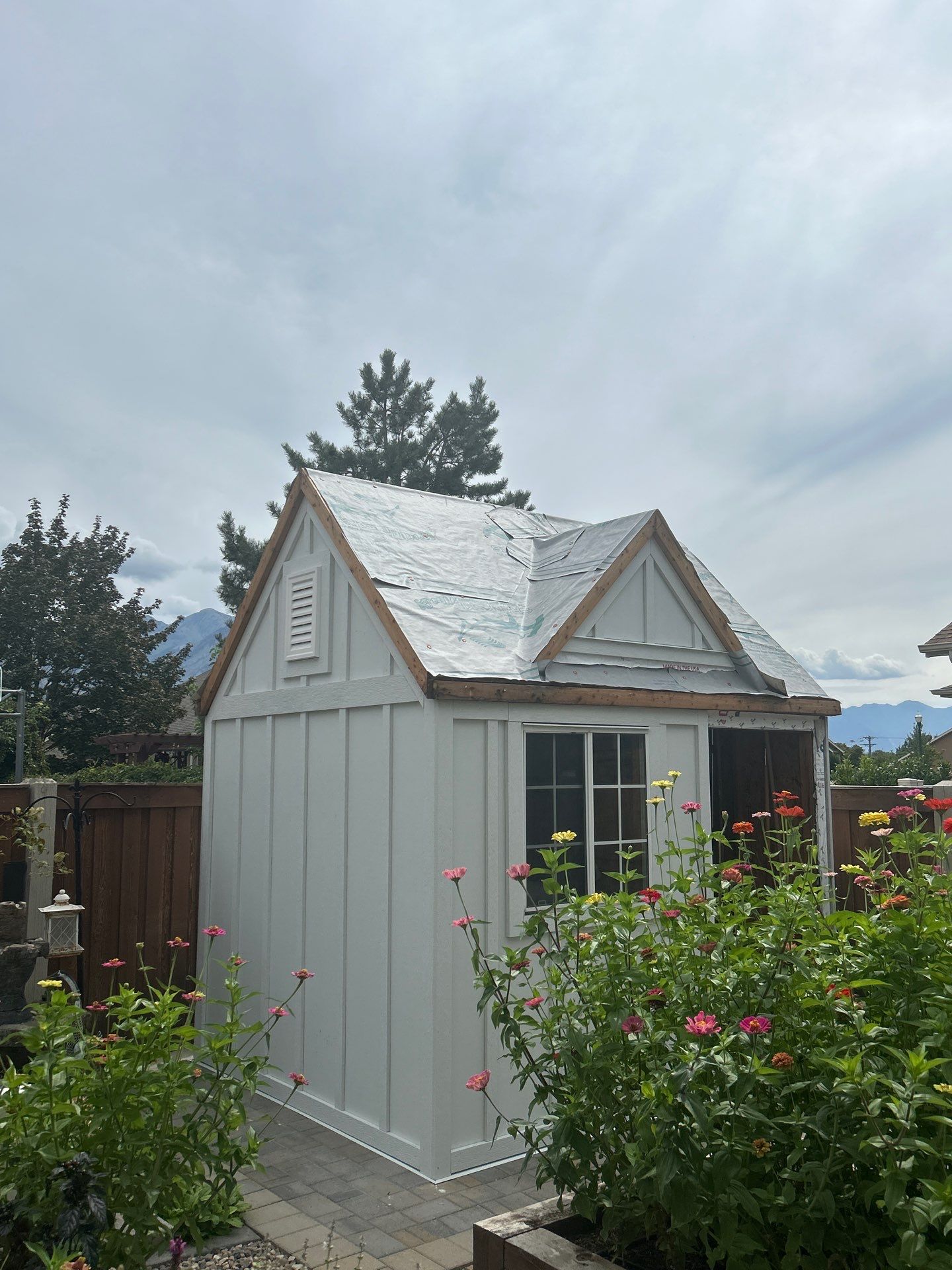 Orem | Custom Hardie Mixed Siding | Arctic White by Ideal Siding Utah