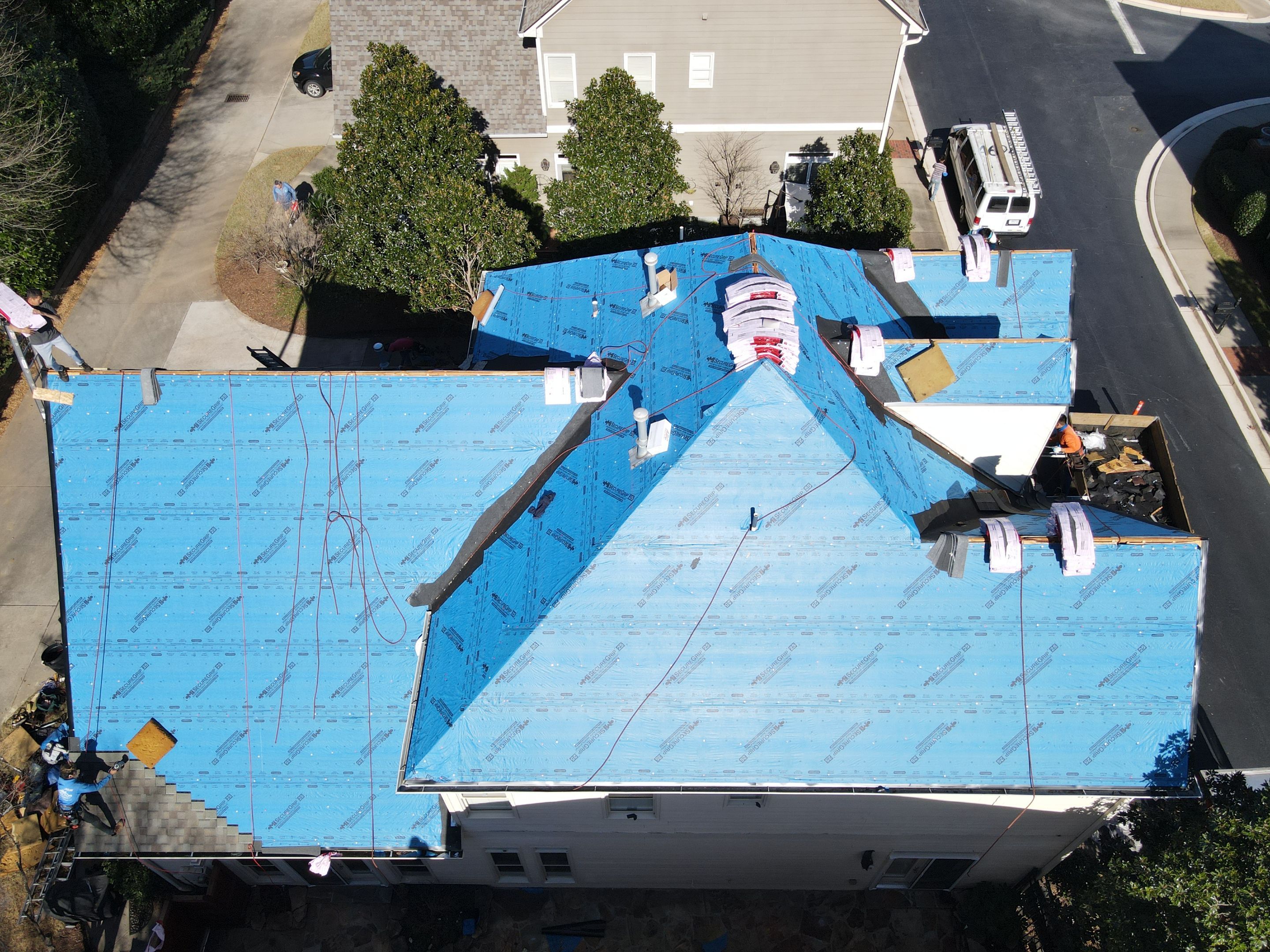 Residential Roofing Installation using Owens Corning by Inspector Roofing and Restoration