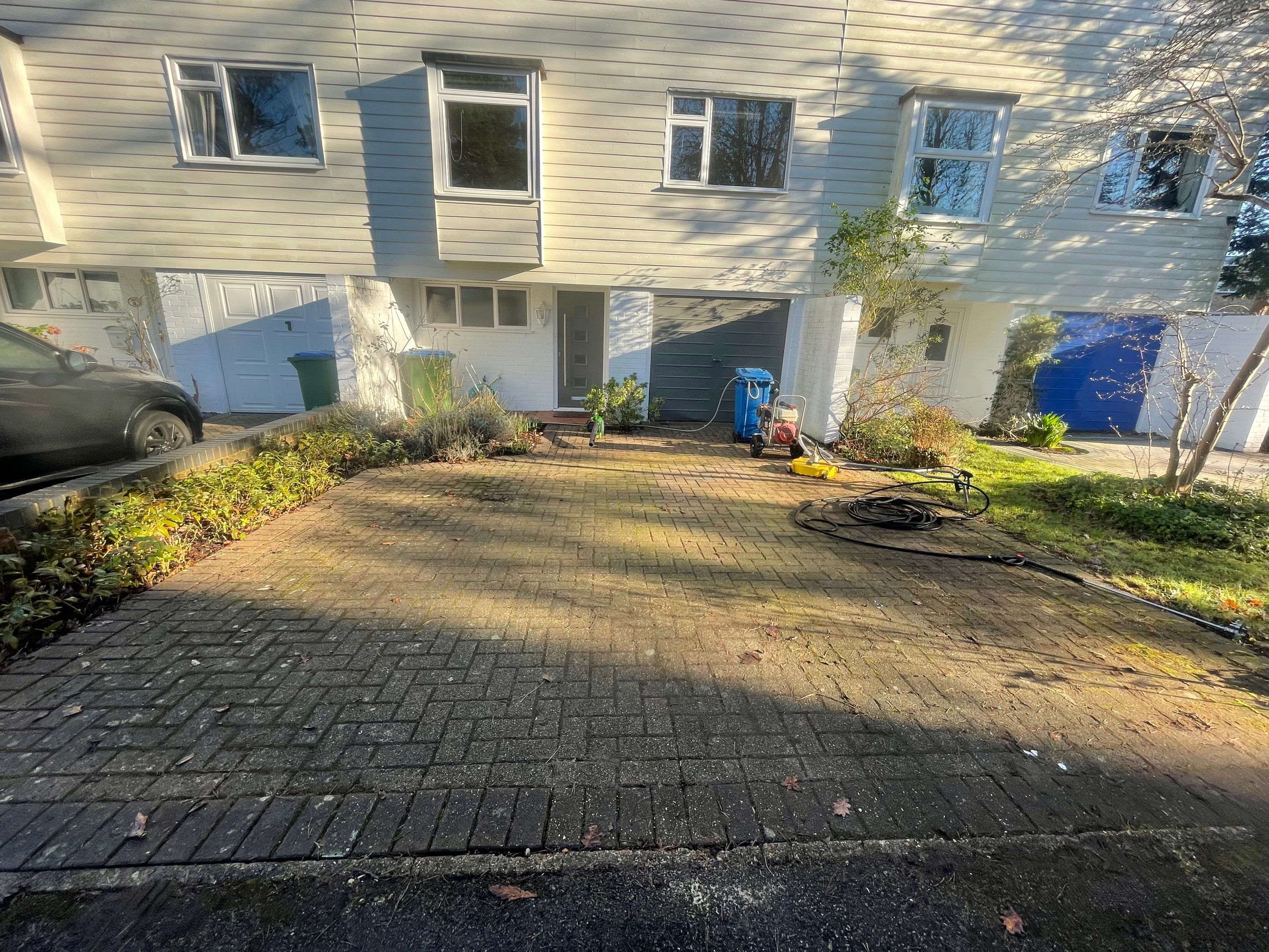 Driveway And Patio Clean using honda 21 ltr/min by Ges Exterior Cleaning ltd