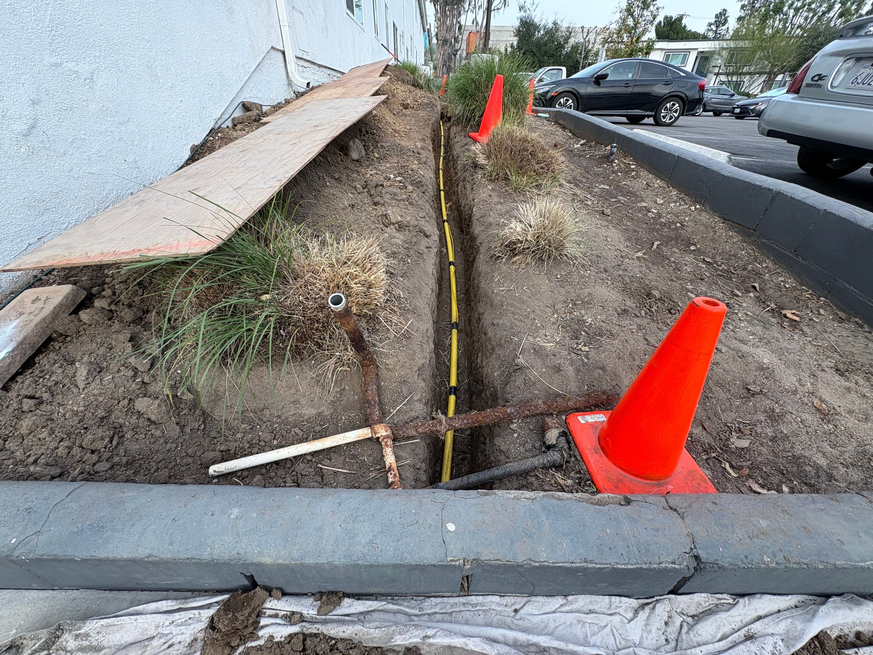 Underground Gas Line Replacement by Professional Plumbing Inc 