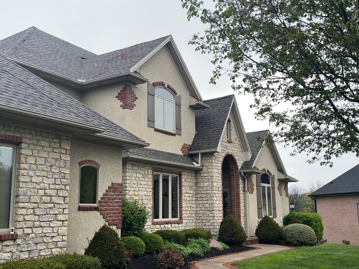 Residential Roofing Installation using GAF Timberline HDZ Weathered Wood by Nitro Roofing and Construction