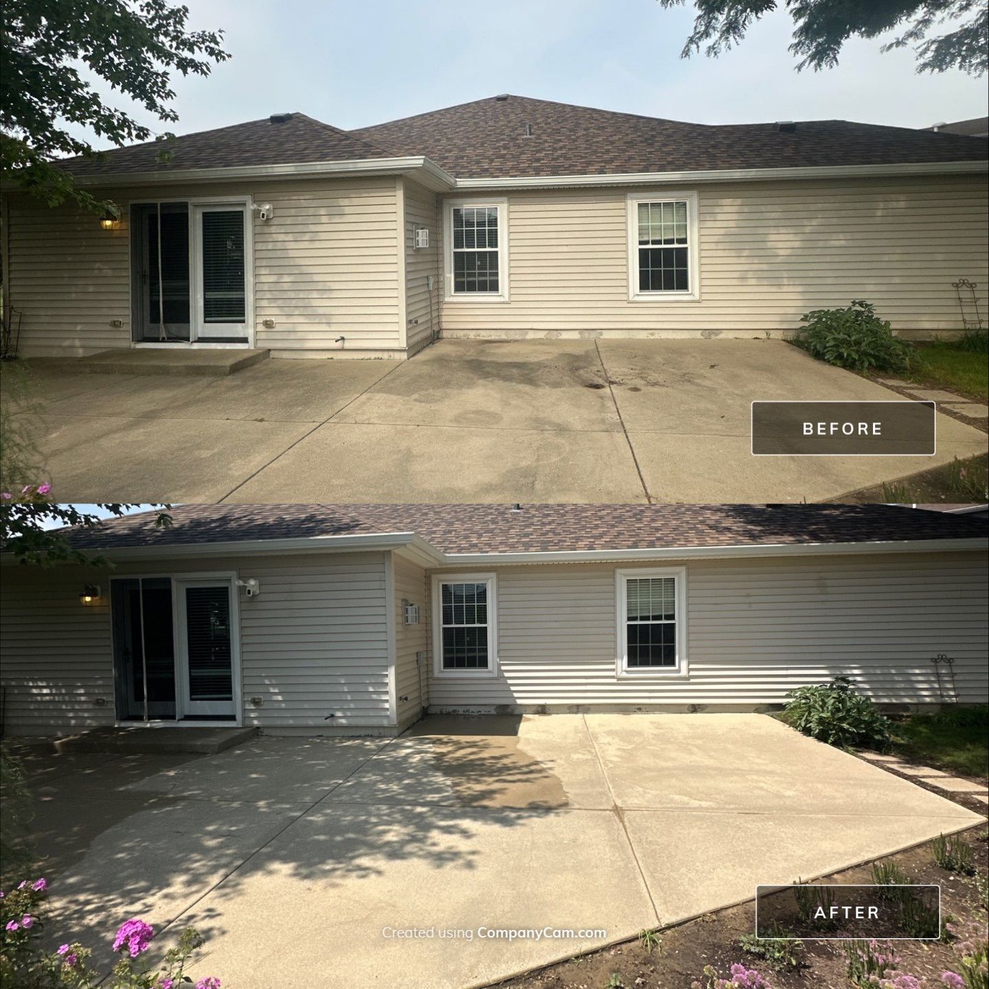 Project in Vernon Hills by Simmons Power & Soft Washing