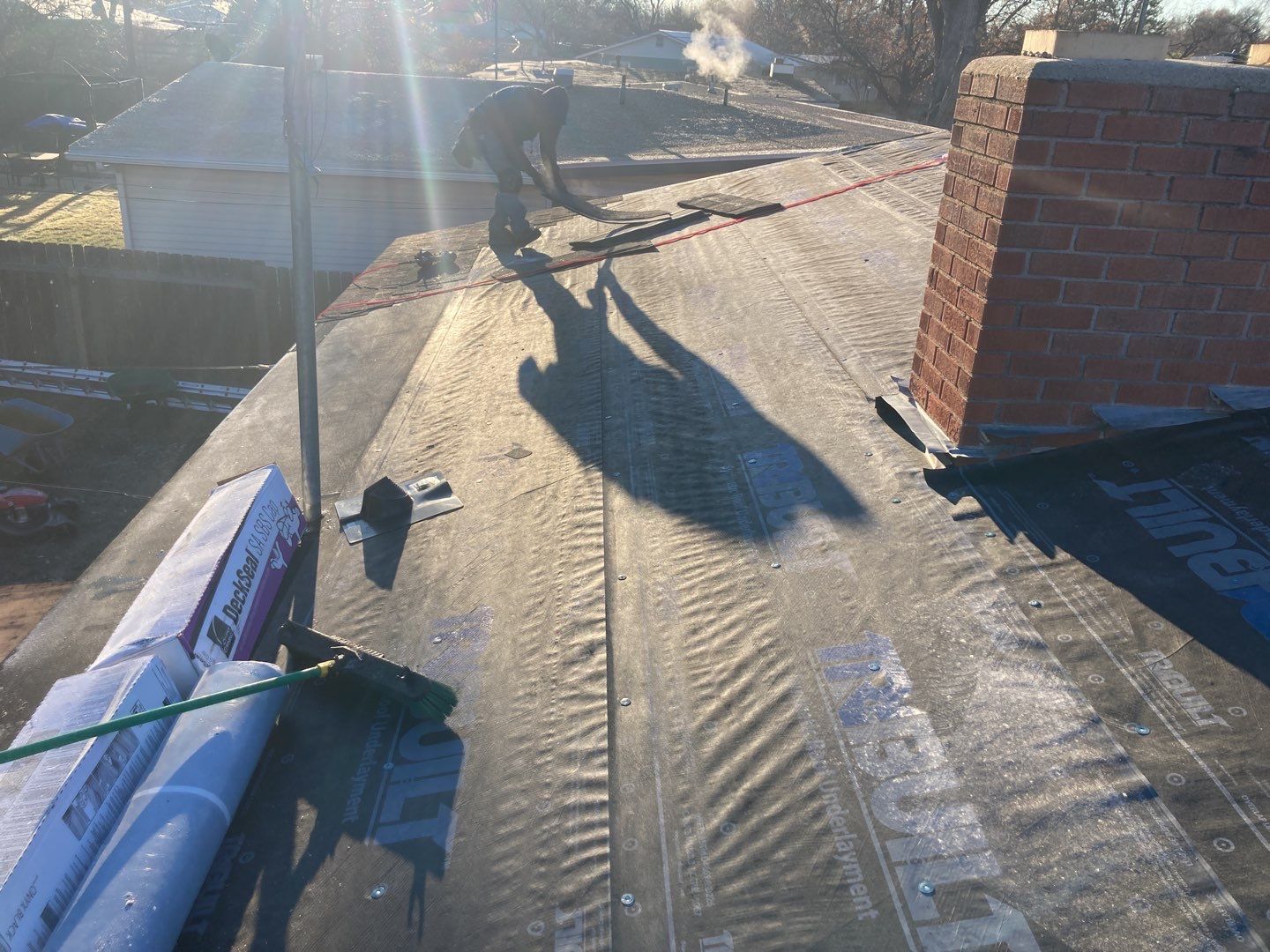 Meridian Single Level Residential Roofing Installation by ID Roofing LLC