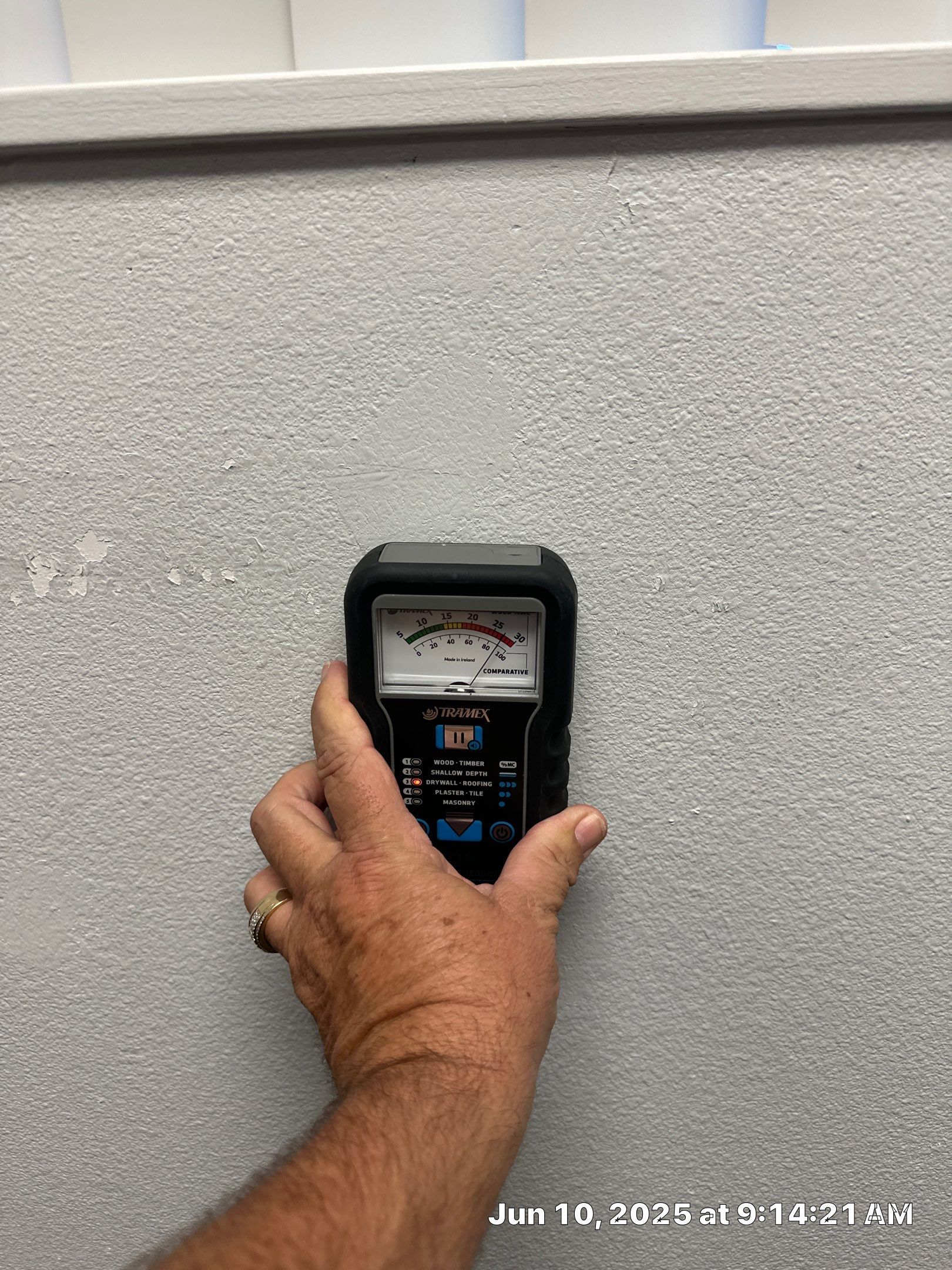 Mold testing in a commercial building by Building performance Solutions LLC