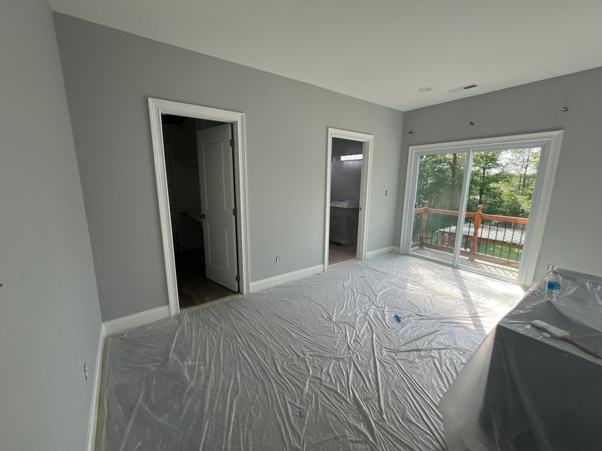 Interior Fresh Coat of paint & Deck stain by GonzalezPainters & Contractors Inc