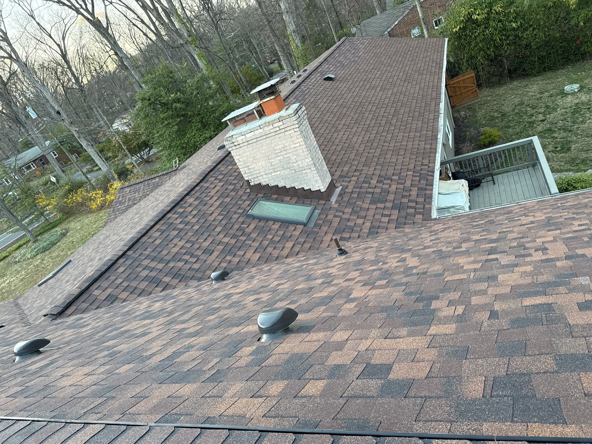 Fairfax: Residential Roof Replacement with CertainTeed Landmark Pro in Max Def Burnt Sienna by RM Banning, Inc.