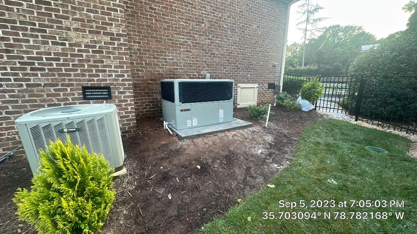 Trane Gas Package Unit Install by Nick's Mechanical LLC.