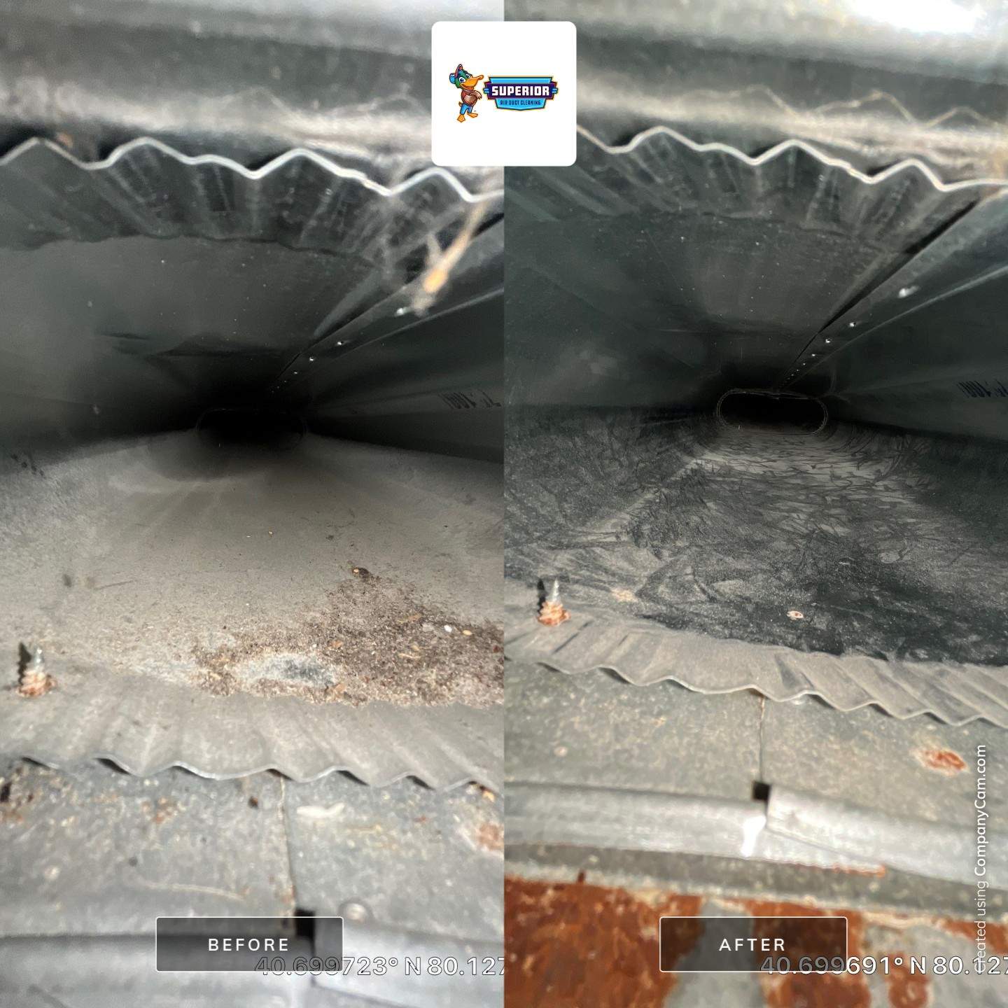 Air Duct Cleaning With a Vacuum Truck in Cranberry Twp, PA by Superior Air Duct Cleaning