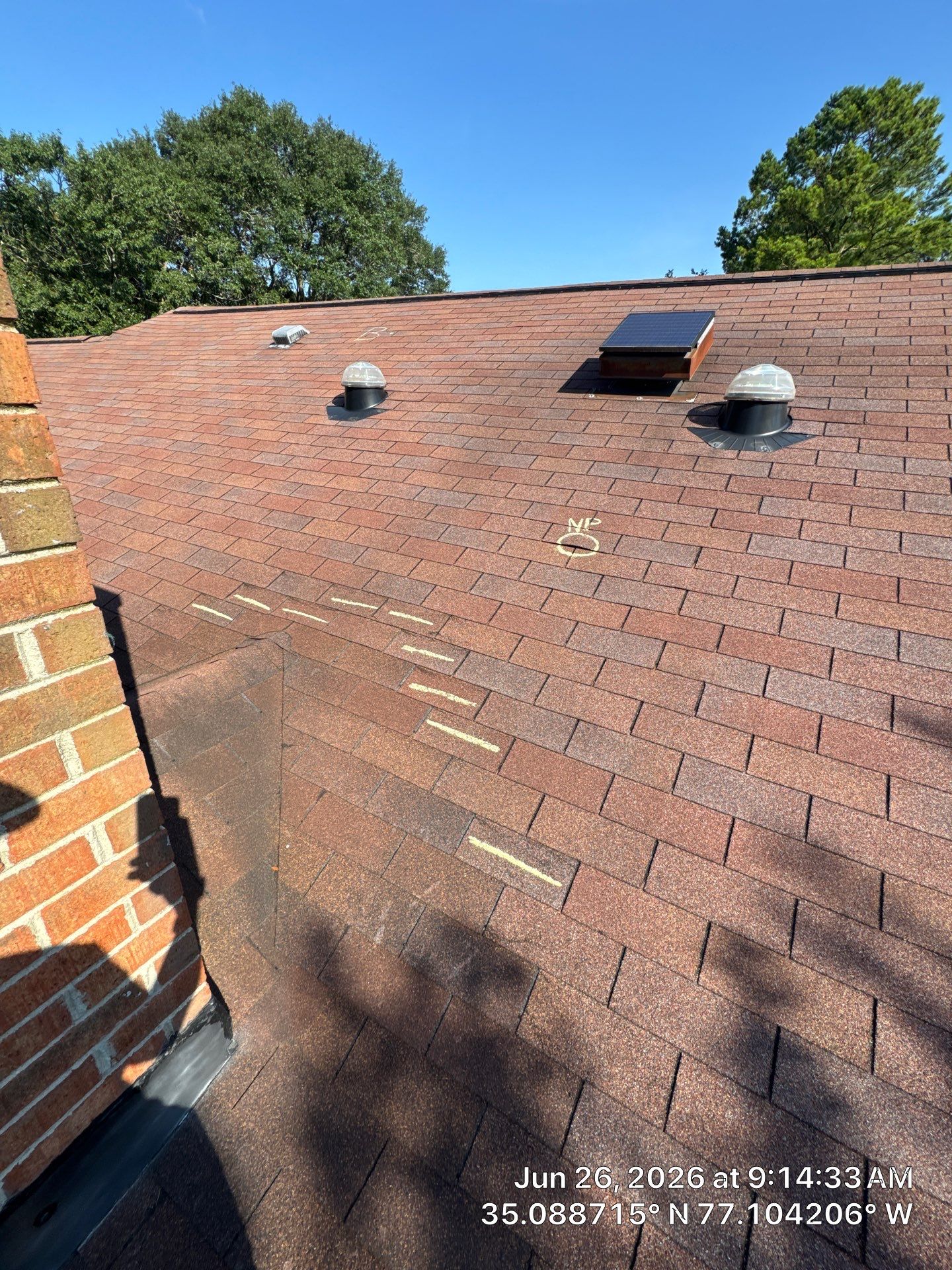 Professional Roof Inspection Report for Real Estate Transaction in New Bern by North Carolina Roofs